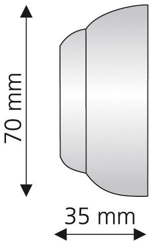 Liedeco Wandträger »Thüringen«, (1 St.), für Gardinenstangen Ø 28 mm