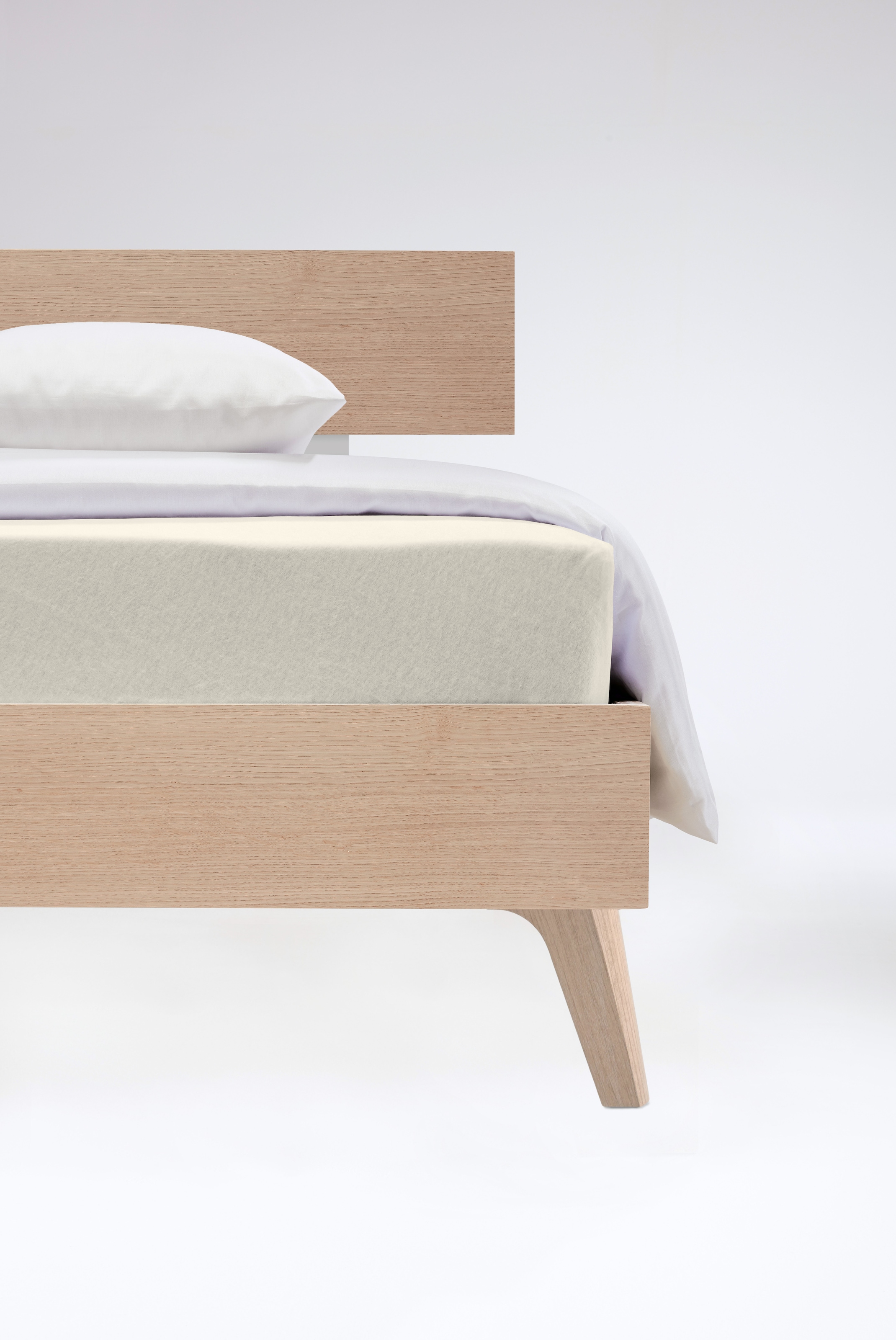 fleuresse Spannbettlaken "Flauschjersey" aus Baumwolle, Bettlaken, Spannbetttuch, Premium Qualität