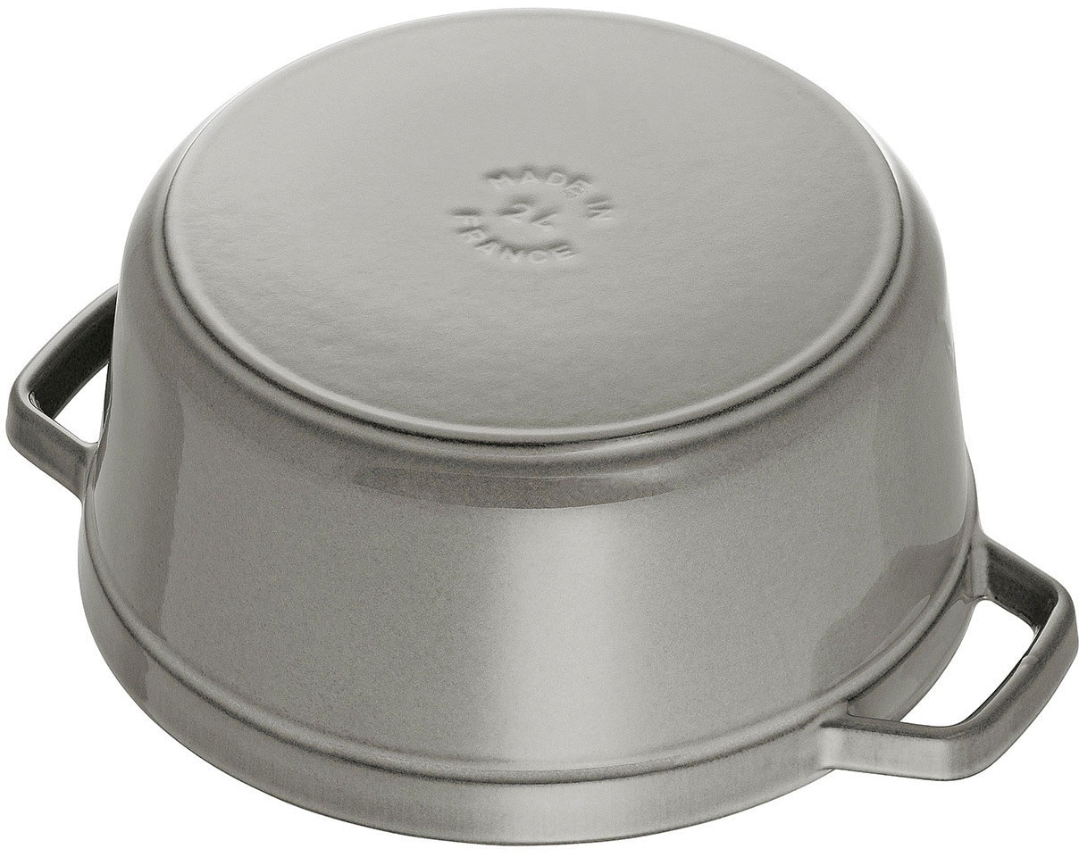 STAUB Bräter »Cocotte«, Gusseisen, (1 tlg.), robust, langlebig, perfekte Hitzeverteilung, Aromaregen-Deckel