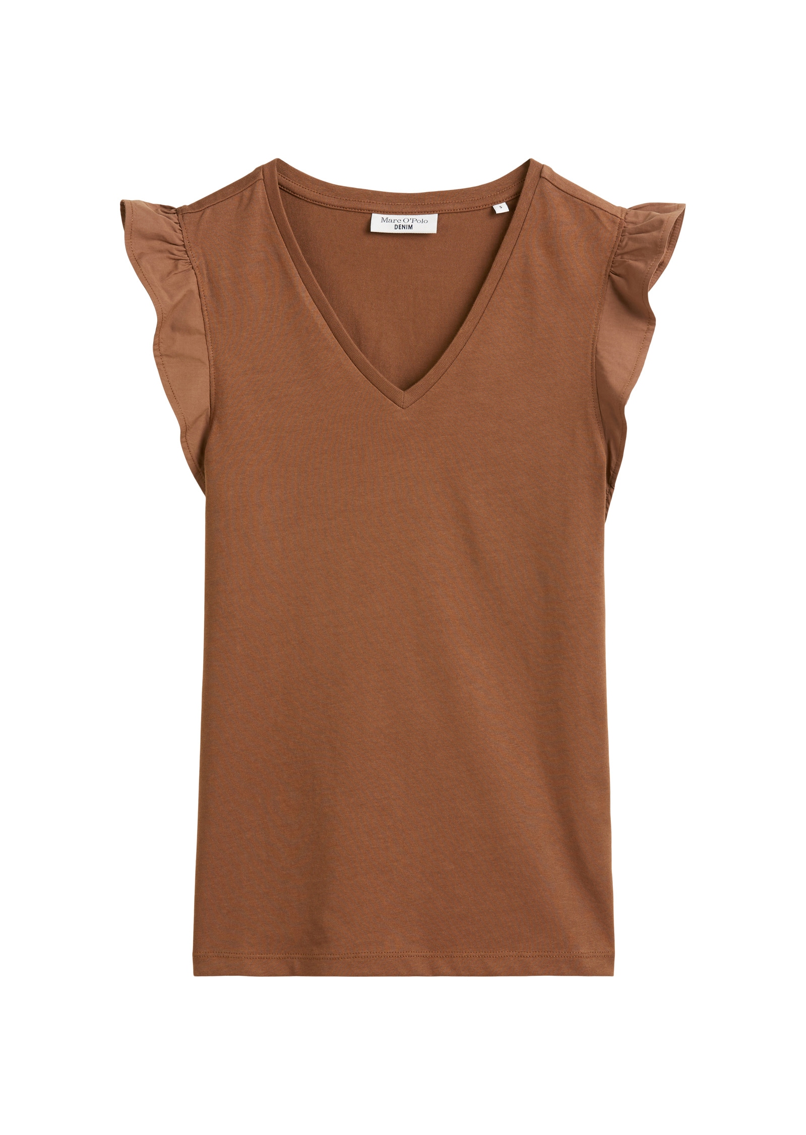 Marc O'Polo DENIM T-Shirt »aus Material-Mix«