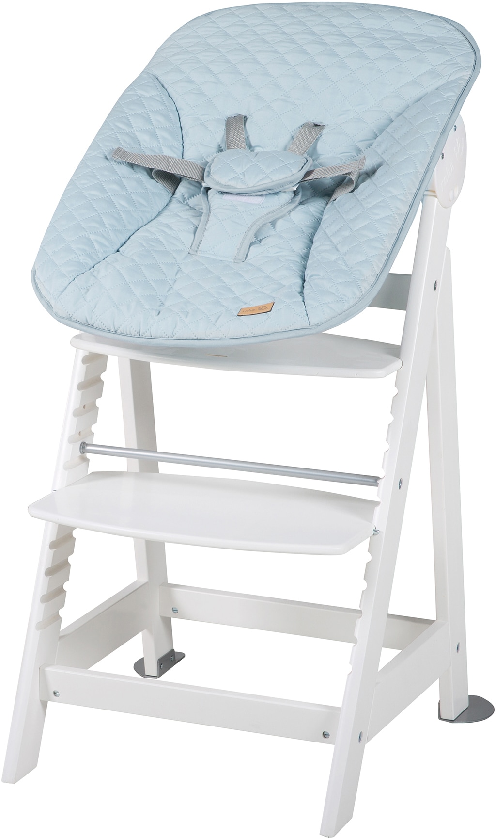 roba® Hochstuhl »Treppenhochstuhl 2-in-1 Set Style, Born Up«, mit Neugeborenen-Aufsatz