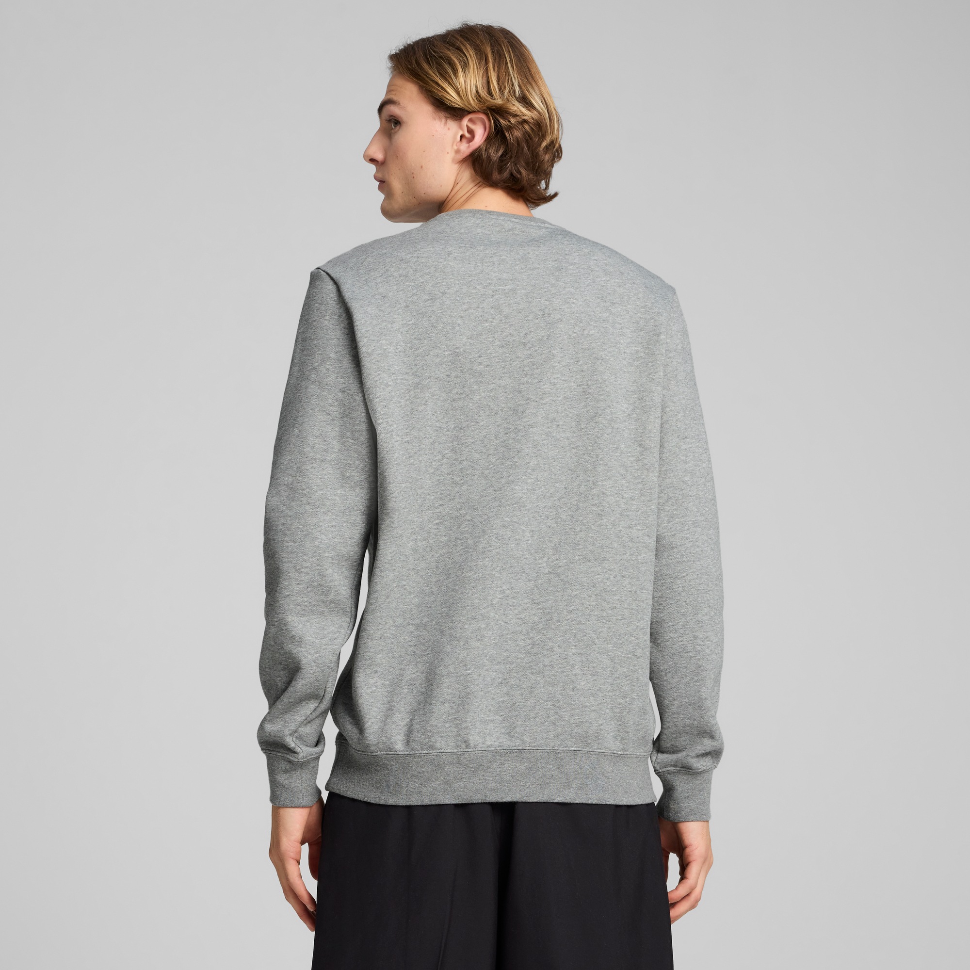 PUMA Langarmshirt "ESS NO. 1 LOGO CREW FL" Langarm, reguläre Passform, Rund günstig online kaufen