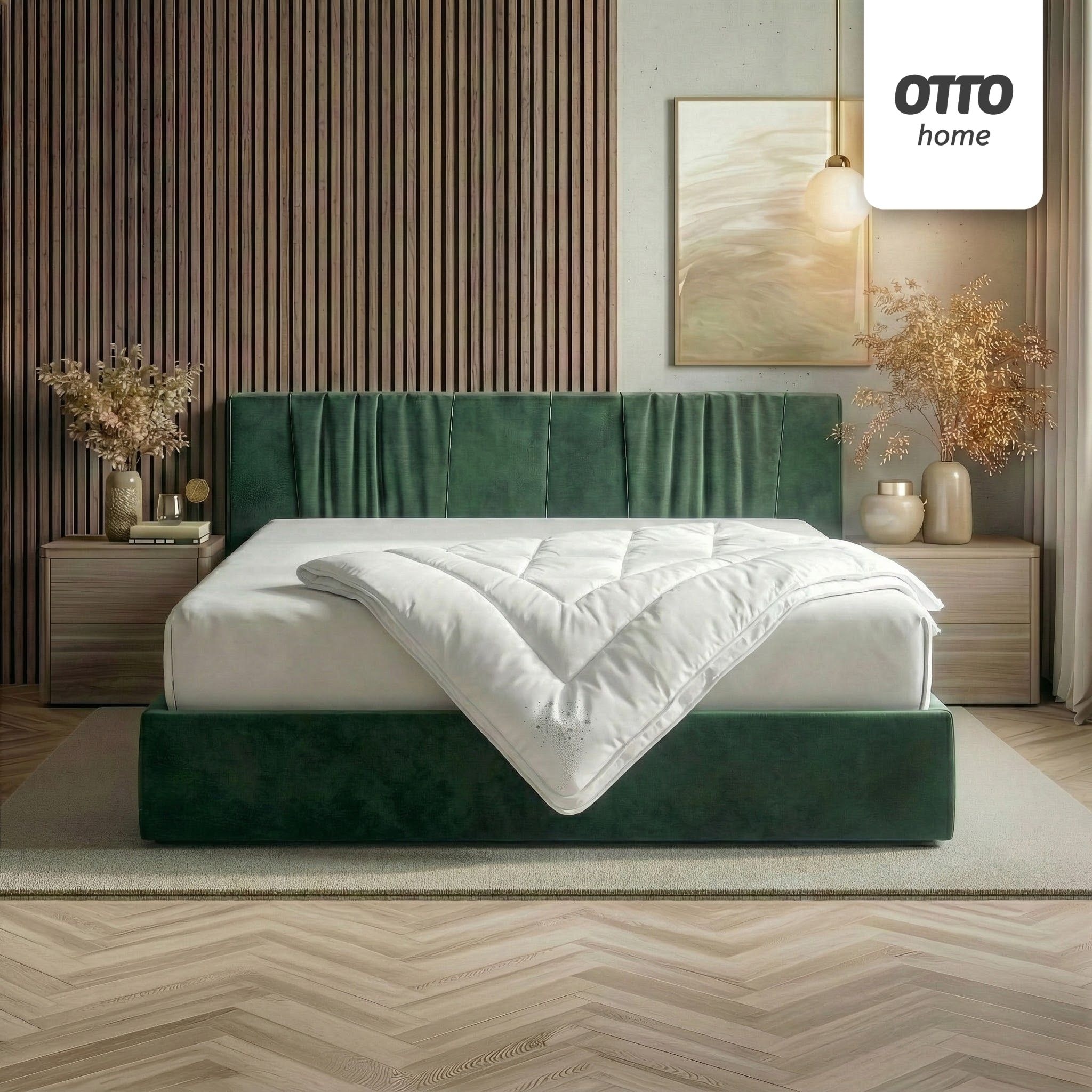OTTO home Microfaserbettdecke »Baca, Bettdecke 135x200 cm, 155x220 cm und weitere Größen« leicht Füllung aushochwertiger6D-Hohlfaser Bezug Polyester 1 Stk. tlg. Bettdecken, Sommer, Winter, 4-Jahreszeiten, Decke