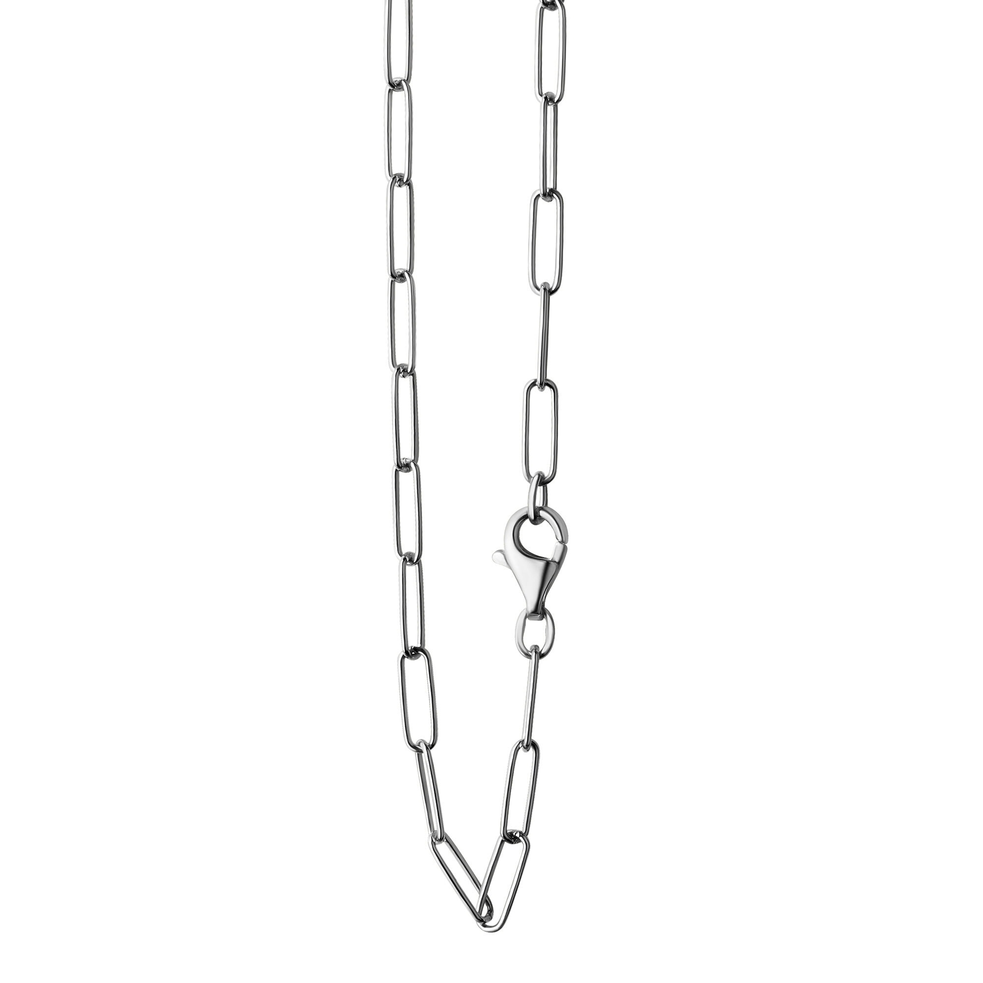 Vivance Collierkettchen »925/- Sterlingsilber weiß Gliederkette glanz 60  cm« für kaufen | BAUR