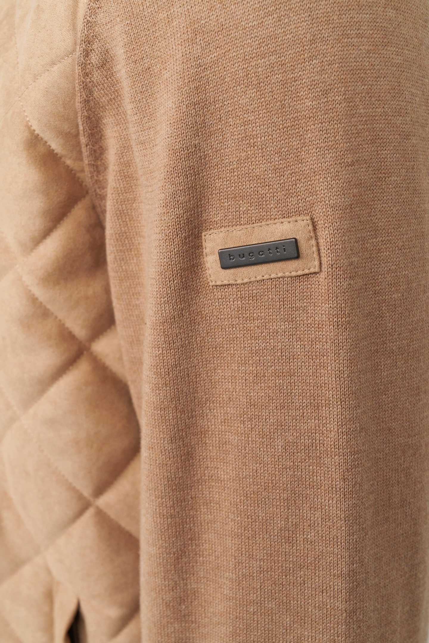 bugatti Strickjacke, mit Rautensteppung
