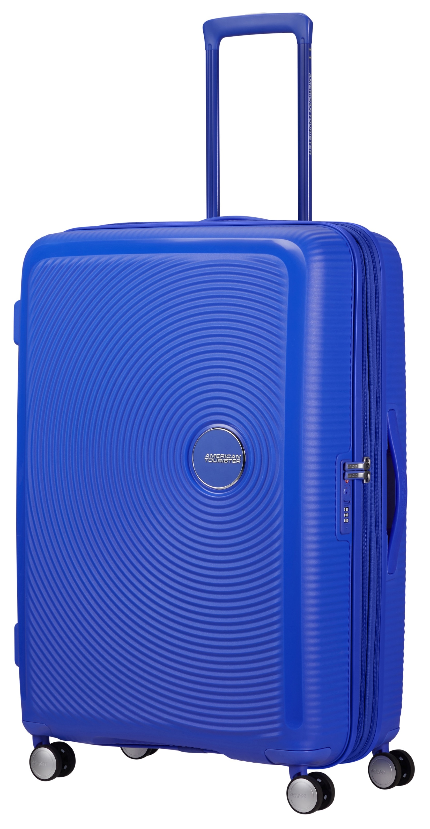 American Tourister® Hartschalen-Trolley »SOUNDBOX, in verschiedenen Farben und Größen«, 4 Rollen, Reisekoffer Trolley Aufgabegepäck TSA-Zahlenschloss Volumenerweiterung