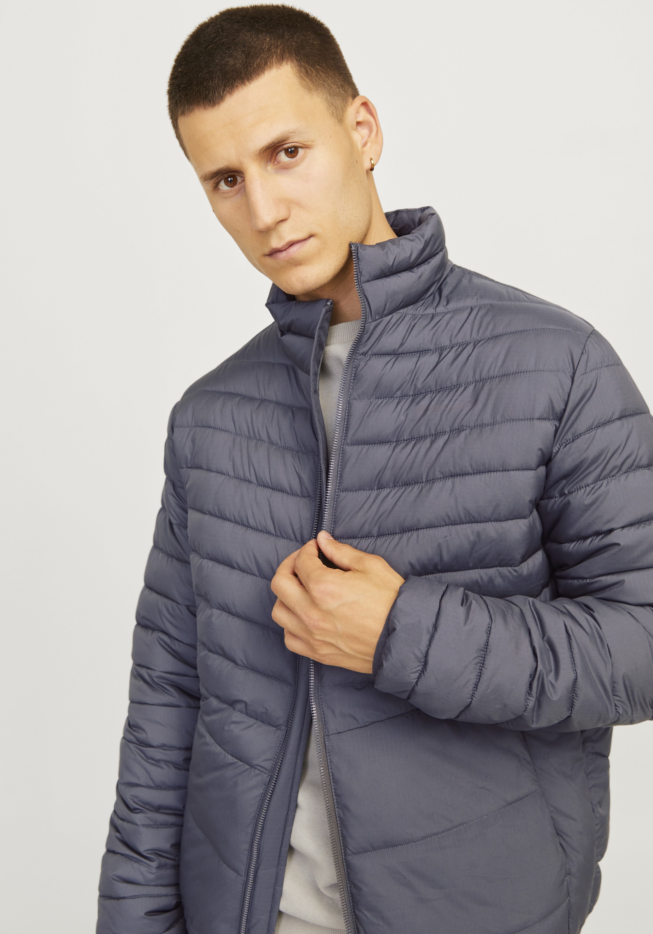 Jack & Jones Steppjacke "JJESTATE PACKABLE PUFFER COLLAR NOOS", ohne Kapuze günstig online kaufen