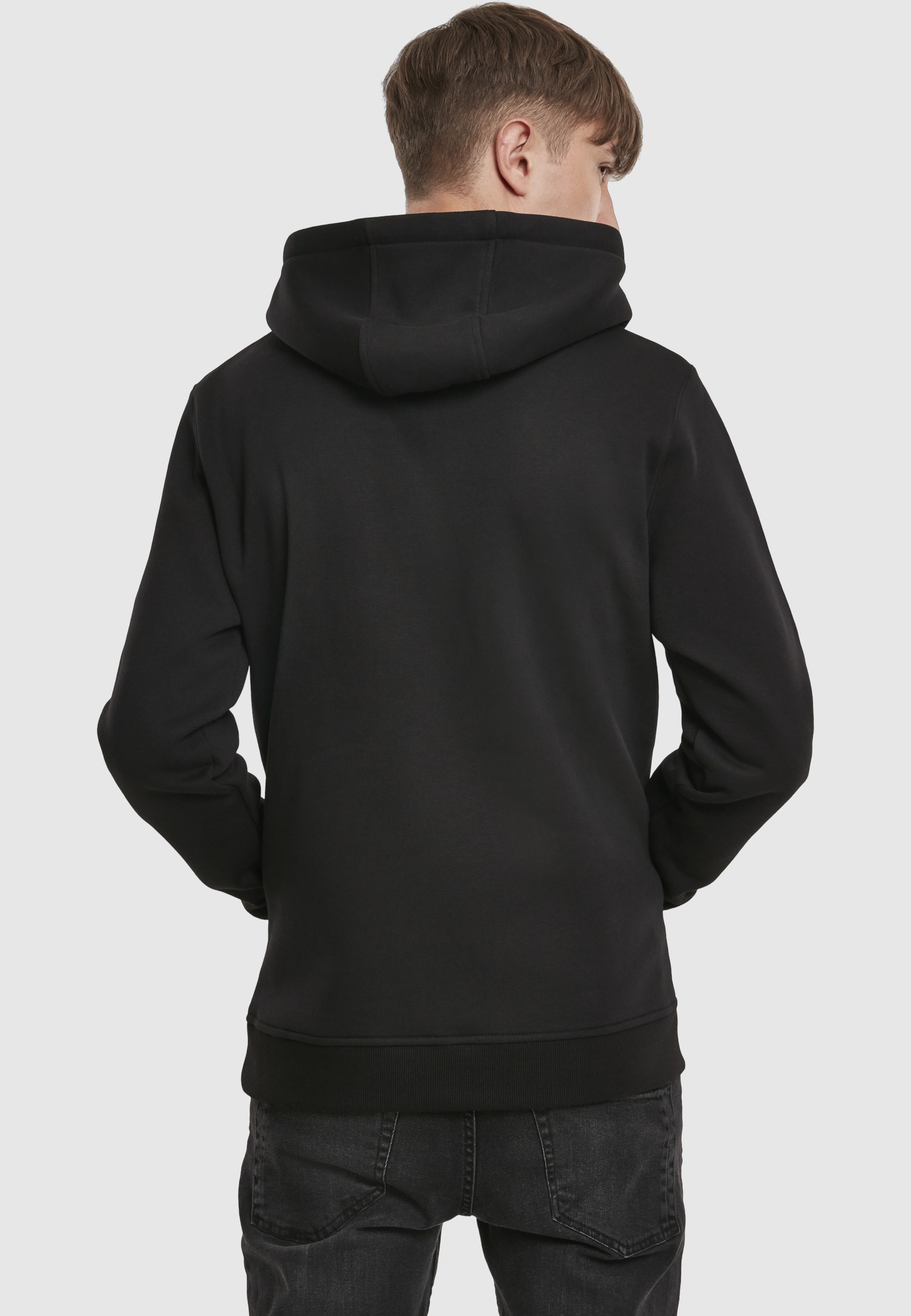 MisterTee Rundhalspullover »MisterTee Herren Ballin Hoody« 1 Stk.