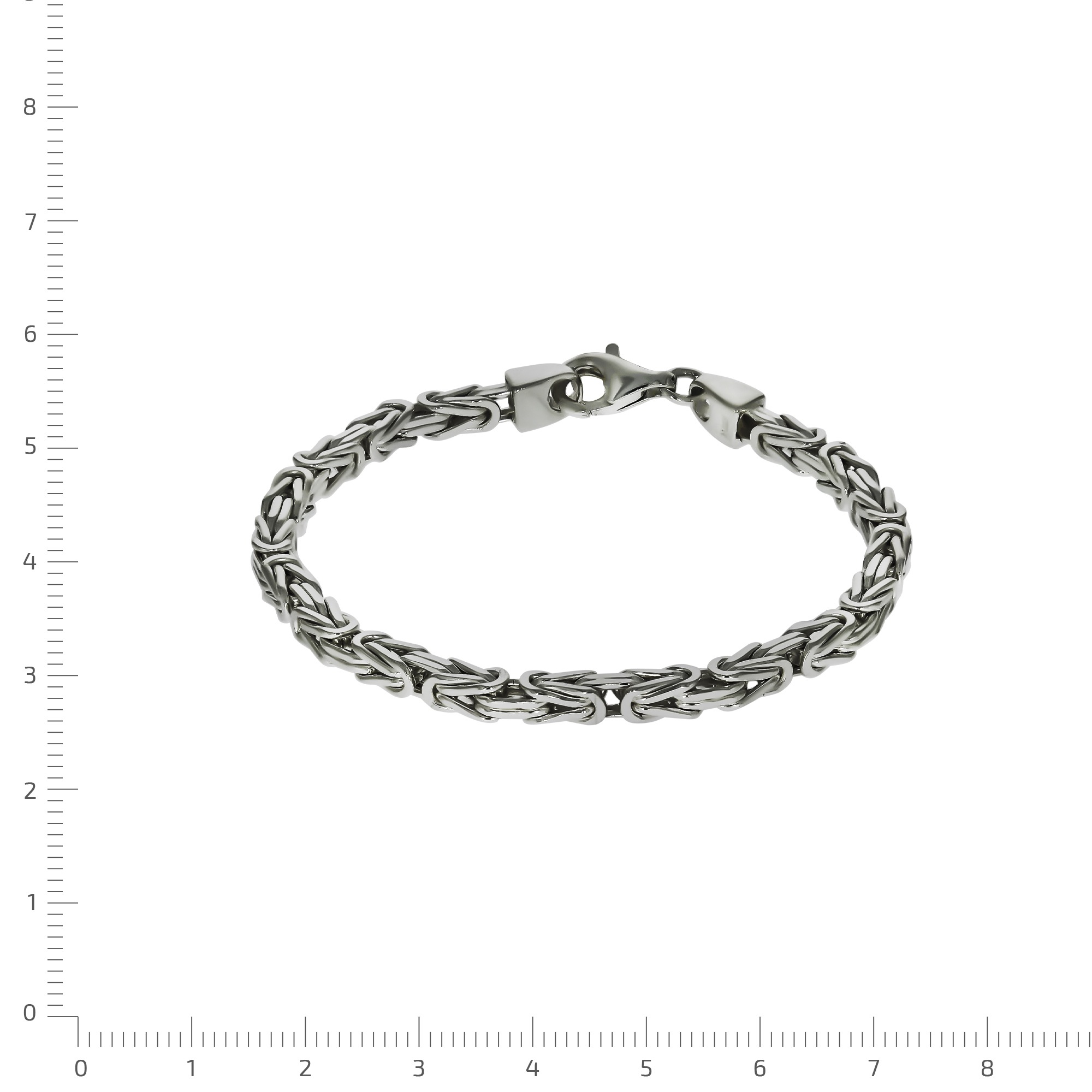 Zeeme Armband »Silber 925 poliert Königskette 4mm breit«