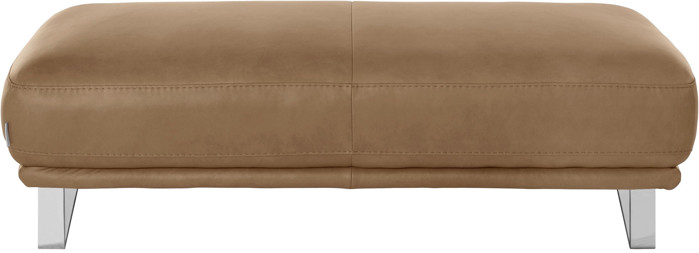 W.SCHILLIG Hocker »montanaa«, mit Metallkufen in Chrom glänzend, Breite 141 cm