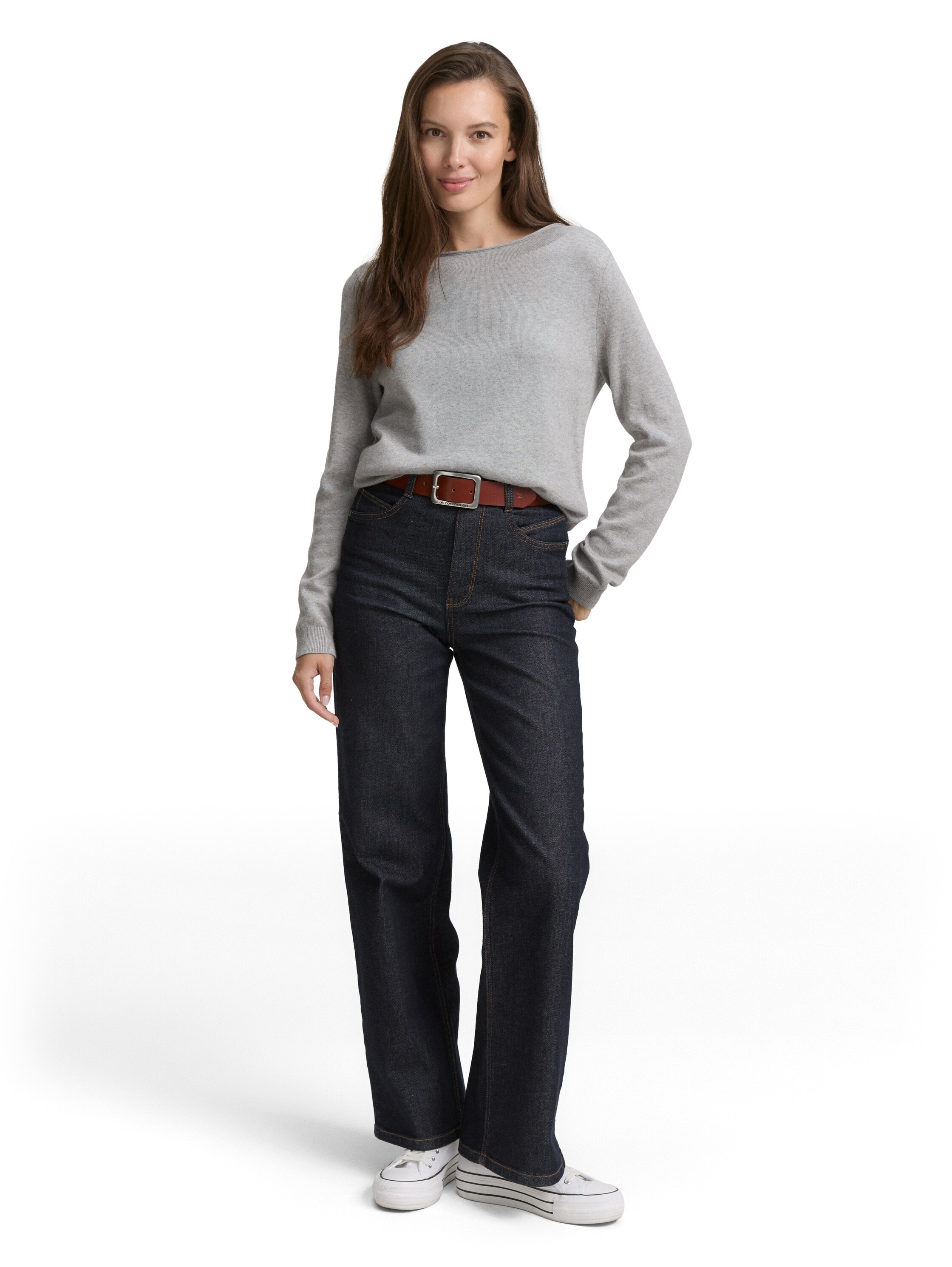 TOM TAILOR Strickpullover, mit U-Boot Ausschnitt