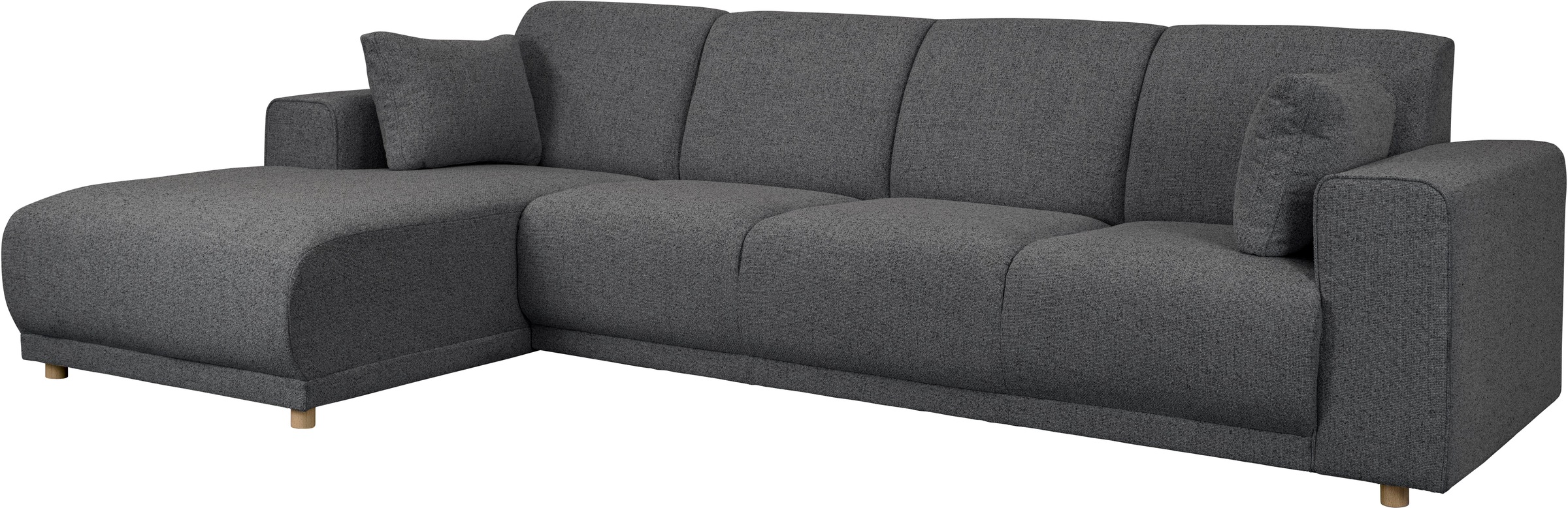 Thumbnail - Home affaire Ecksofa "LEMPS wahlweise Recamiere links oder rechts L-Form" incl. Zierkissen, Stellmaße 297x162 cm