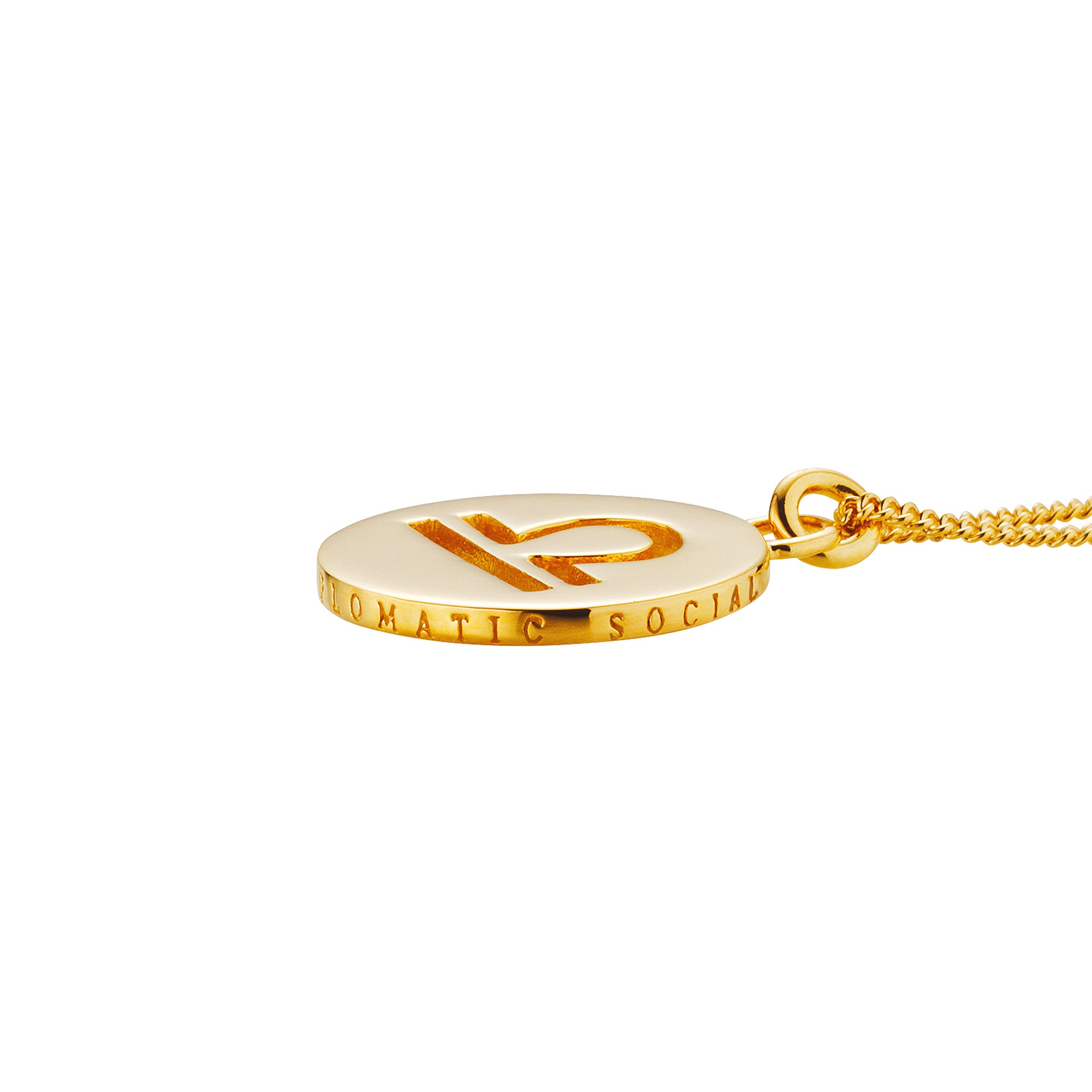 CAÏ Kette mit Anhänger »Waage Sternzeichen 925/- Sterling Silber vergoldet«