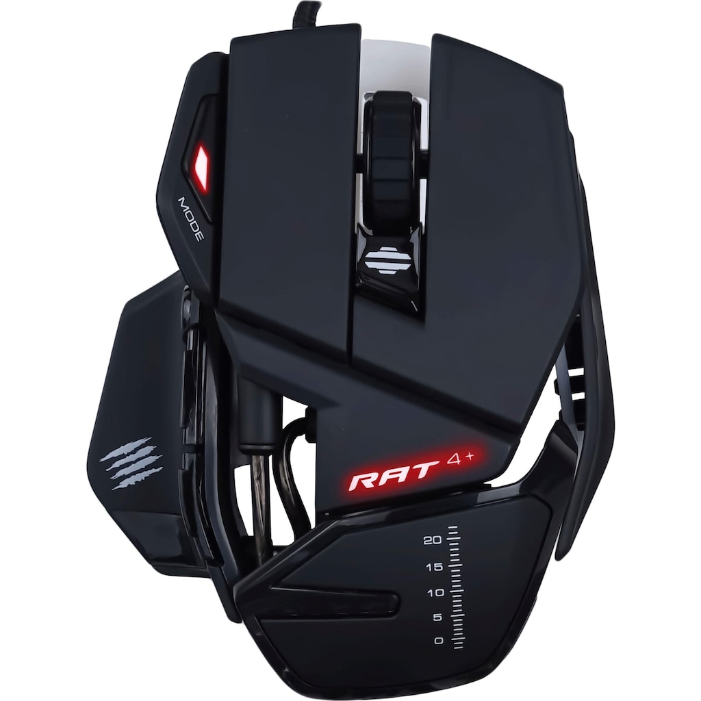 Mad Catz Gaming-Maus »R.A.T. 4+«, kabelgebunden