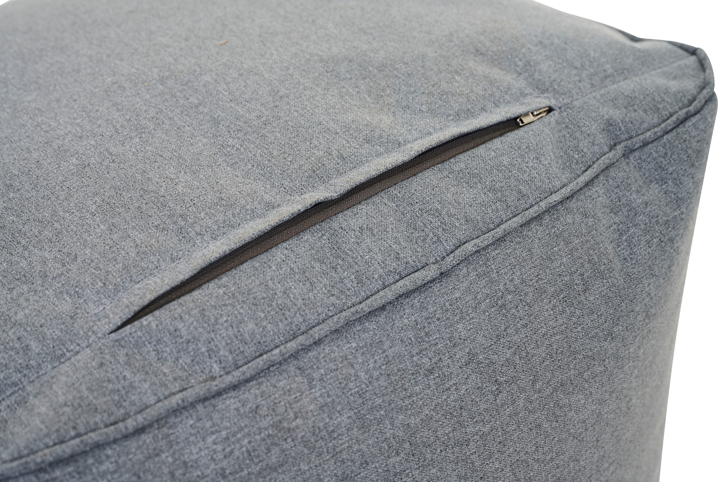 Siena Garden Sitzhocker »Integral Hocker 46 x 48 x 46 cm, Farbe stone grey« Meliert, Bezug aus 100% Polyester, PE-beschichtet