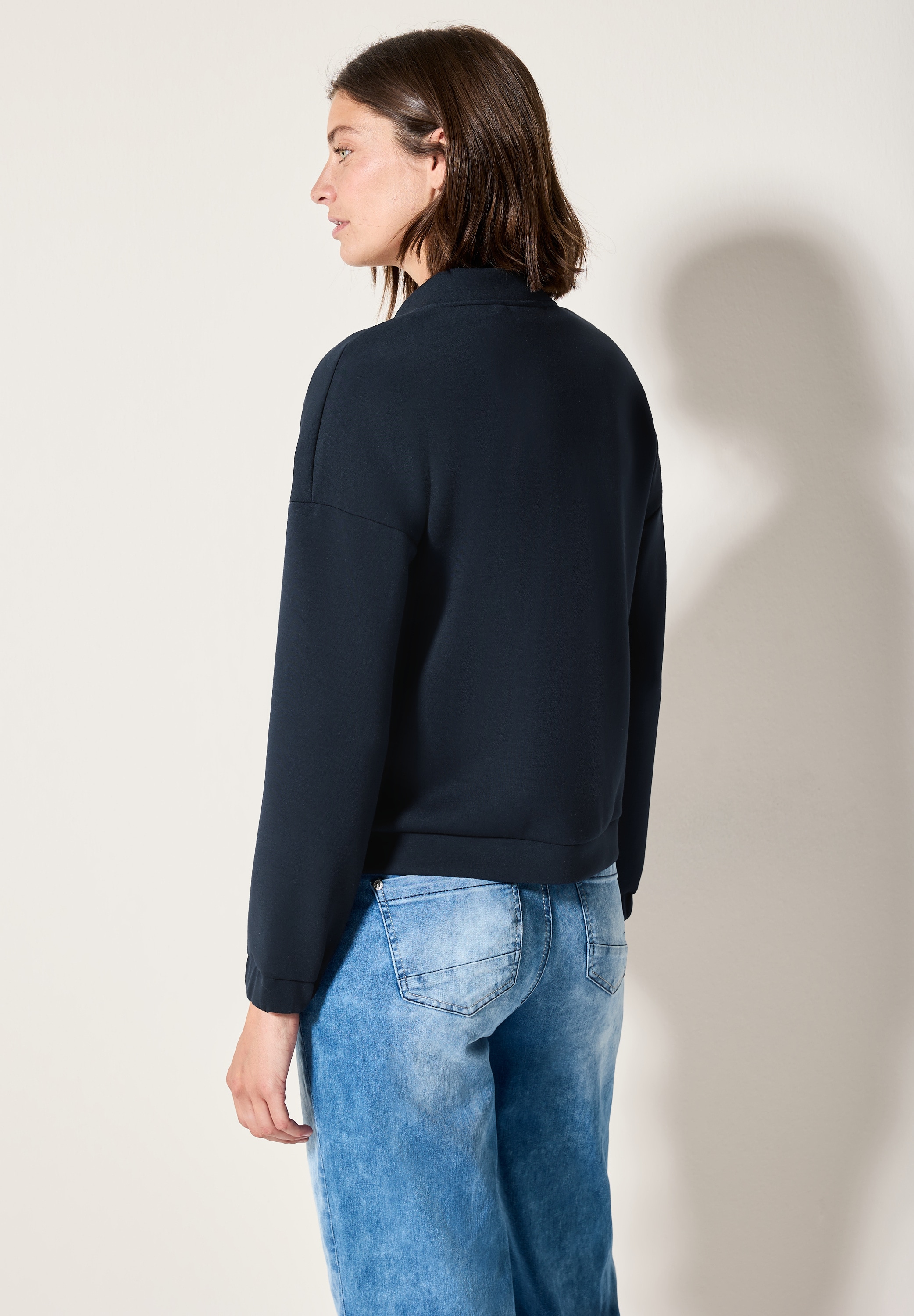 Cecil Blouson, ohne Kapuze, bestehend aus einem Materialmix