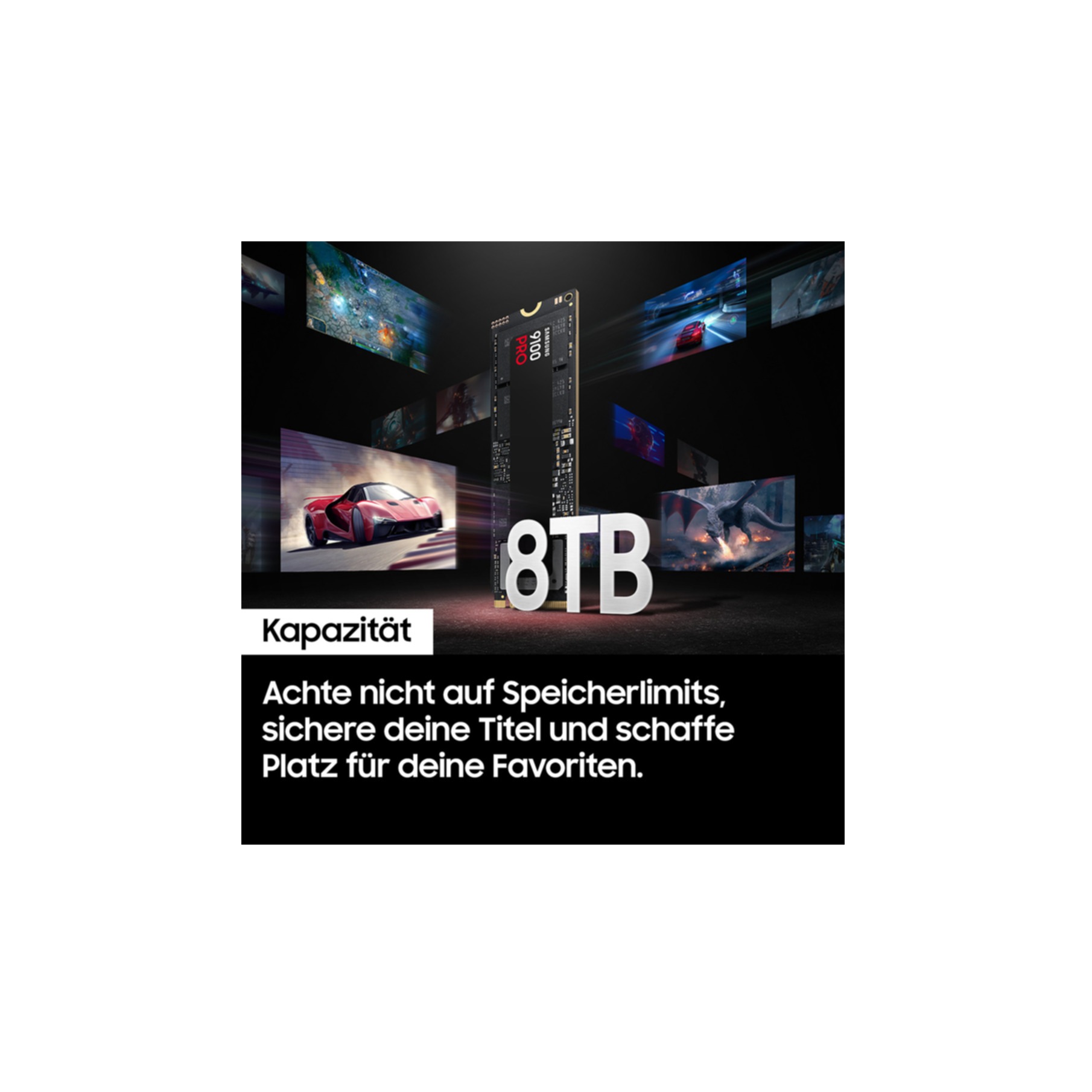 Samsung interne SSD »9100 PRO PCIe® 5.0 NVMe™ M.2 SSD - 2 TB«