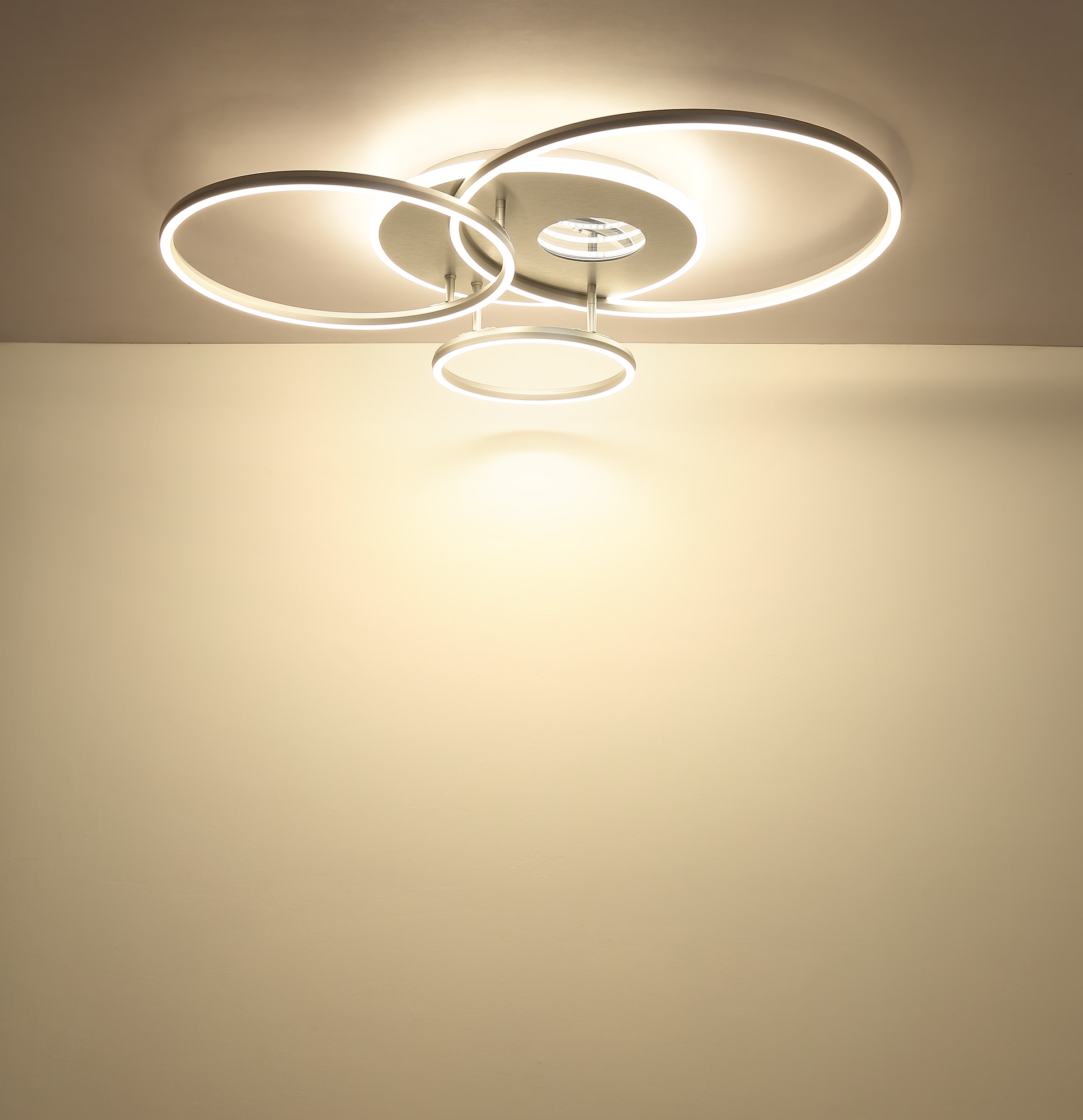 GLOBO LIGHTING Deckenleuchte »INVERTINA« LED-Modul 1 Stk. Deckenleuchte, 3D-Acryl, dimmbar, LED 54W