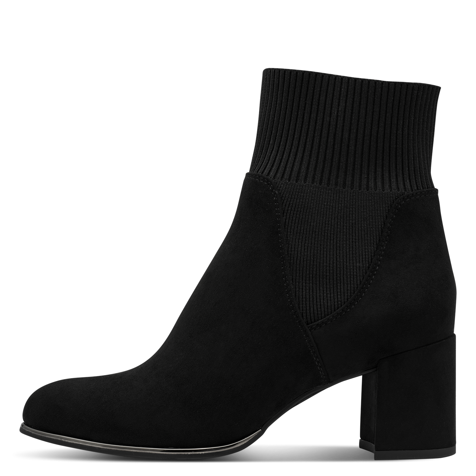 MARCO TOZZI Stiefelette  Ankle Boots, Herbststiefelette mit stylischem Textil-Einsatz