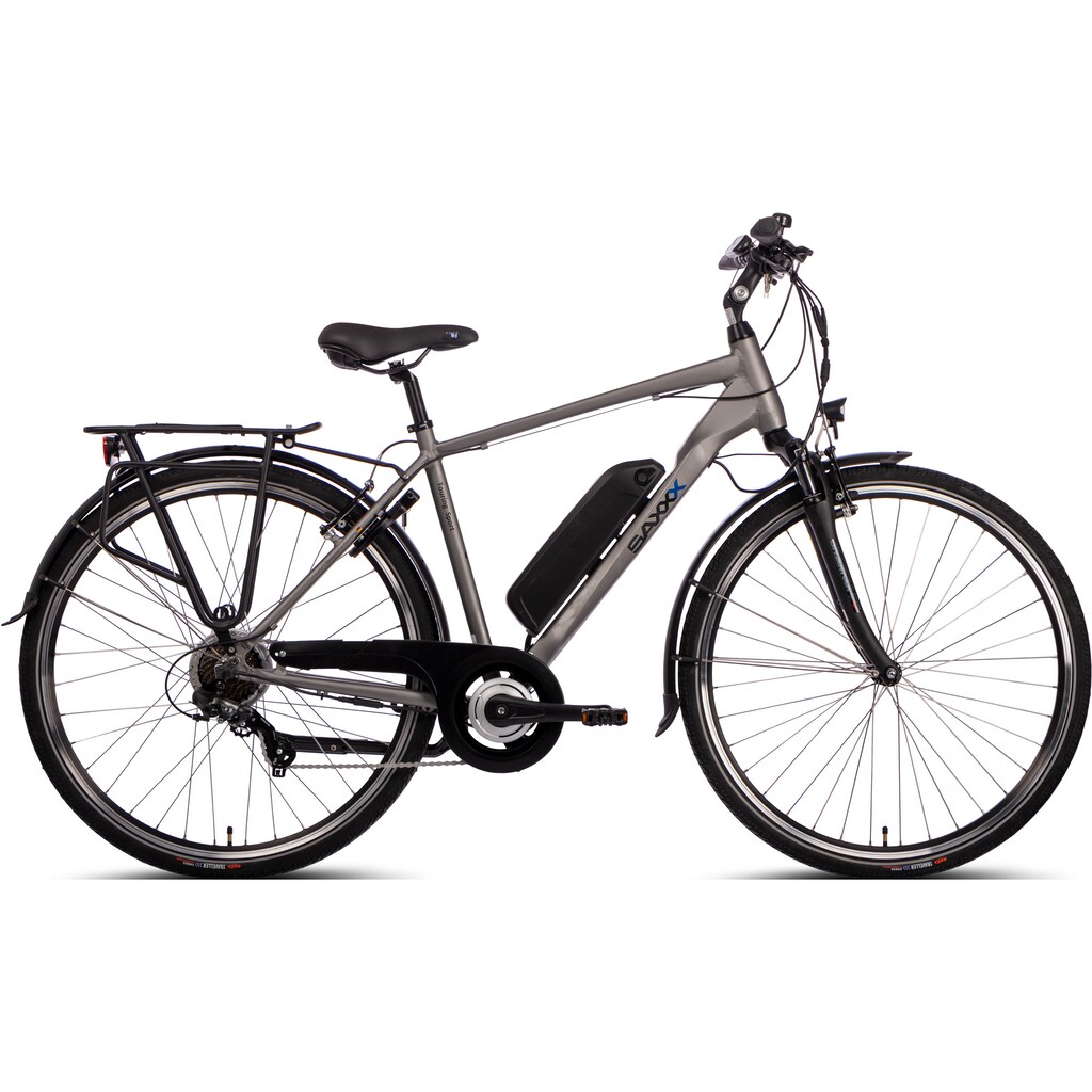 SAXXX E-Bike »SAXXX Touring Sport«, 7 Gang, Shimano, Heckmotor 250 W