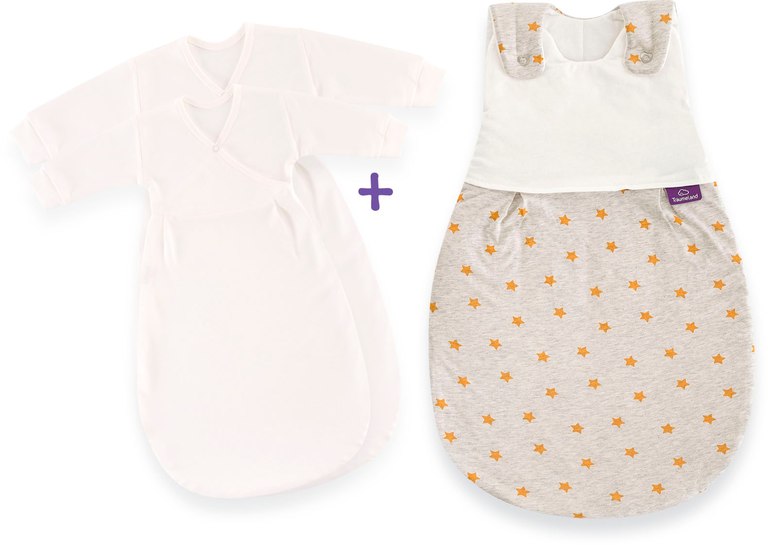 Träumeland Babyschlafsack "3tlg. Set LIEBMICH, Design Sternentraum blau" günstig online kaufen