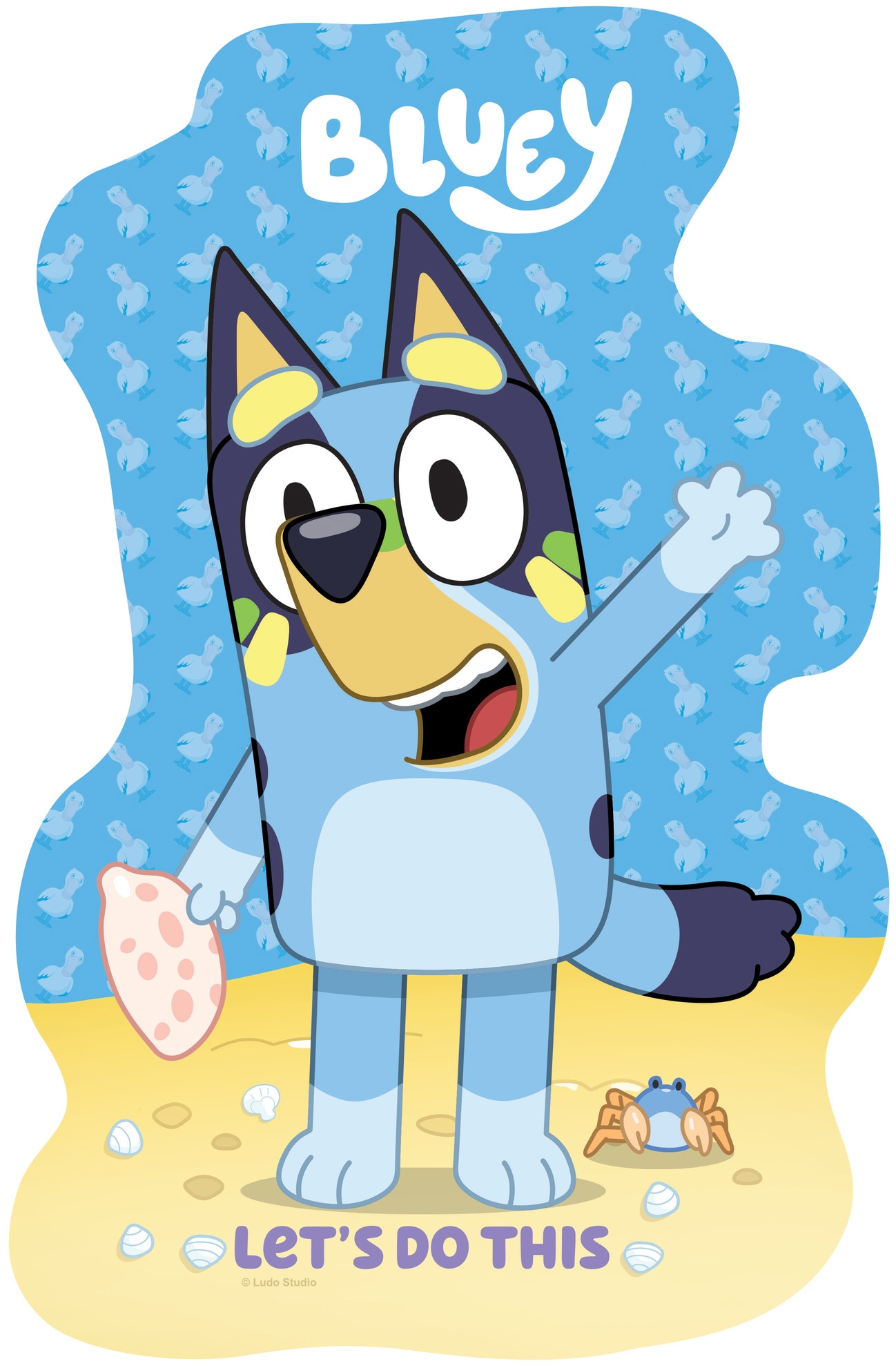 Ravensburger Konturenpuzzle »Bluey: Auf geht's!« Made in Europe