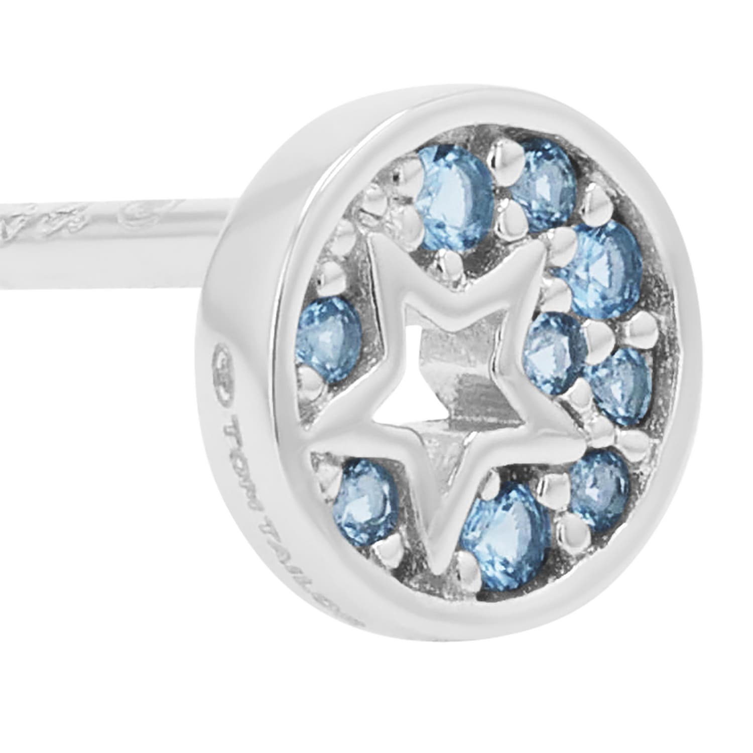 TOM TAILOR Paar Ohrstecker »Schmuck Geschenk Silber 925 Kreis rund Stern« mit Zirkonia (synth.)