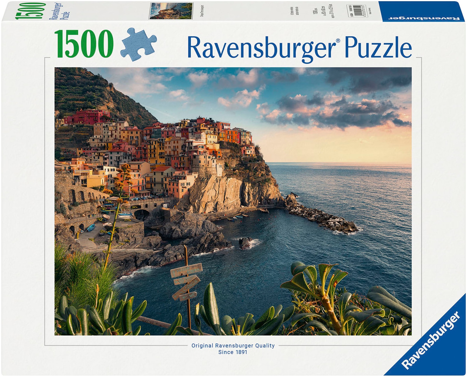 Puzzle »Blick auf Cinque Terre«, Made in Germany; FSC® - schützt Wald - weltweit