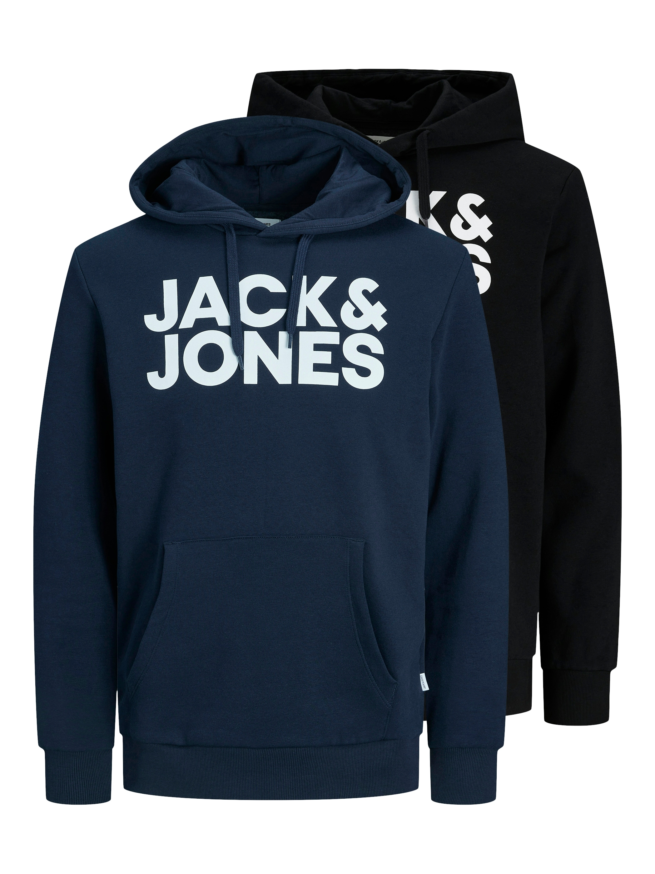 Jack & Jones Kapuzensweatshirt "JJECORP LOGO SWEAT HOOD 2PK MP NOOS", 2 Stk günstig online kaufen