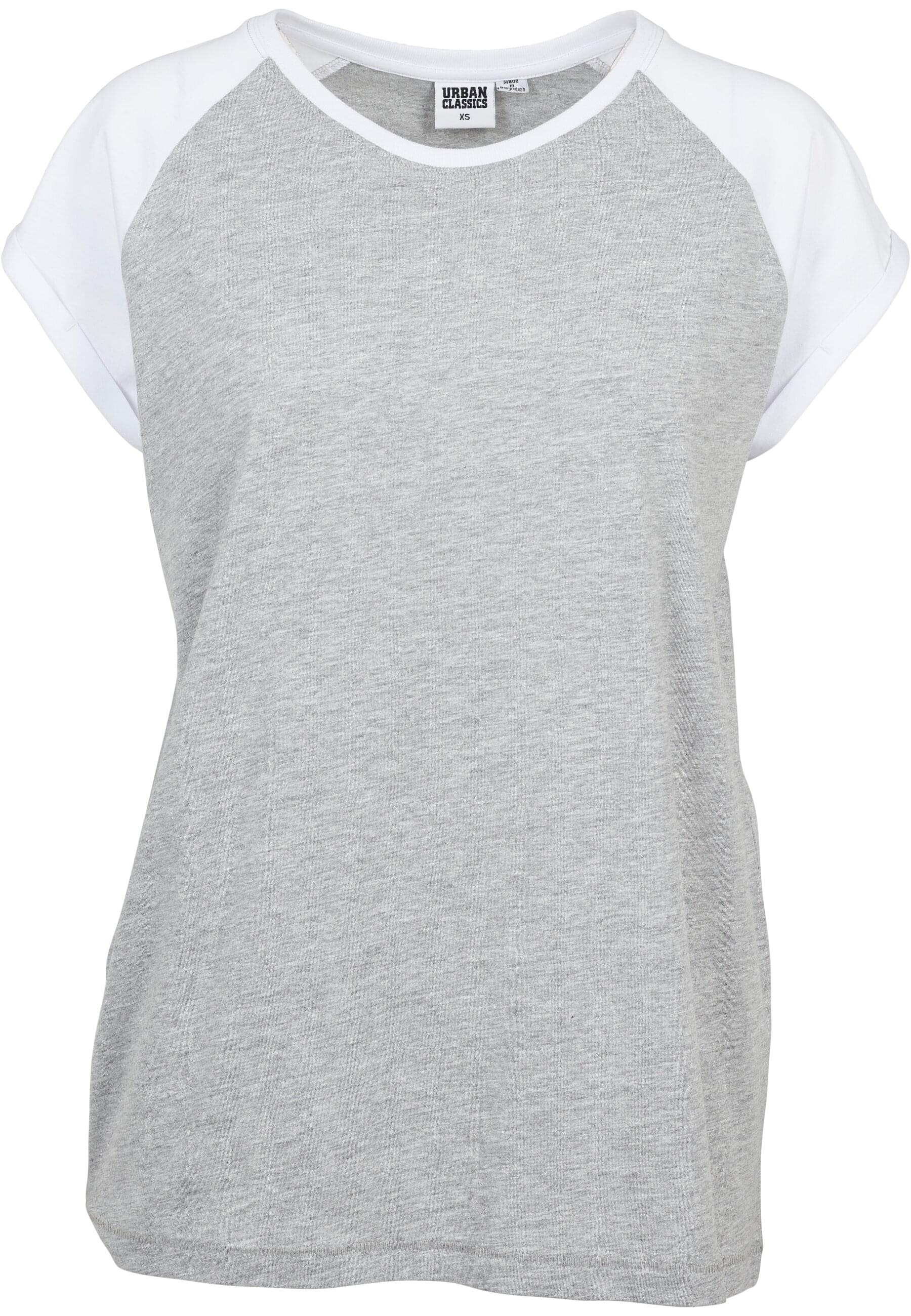 Kurzarmshirt »Urban Classics Damen Ladies Contrast Raglan Tee«