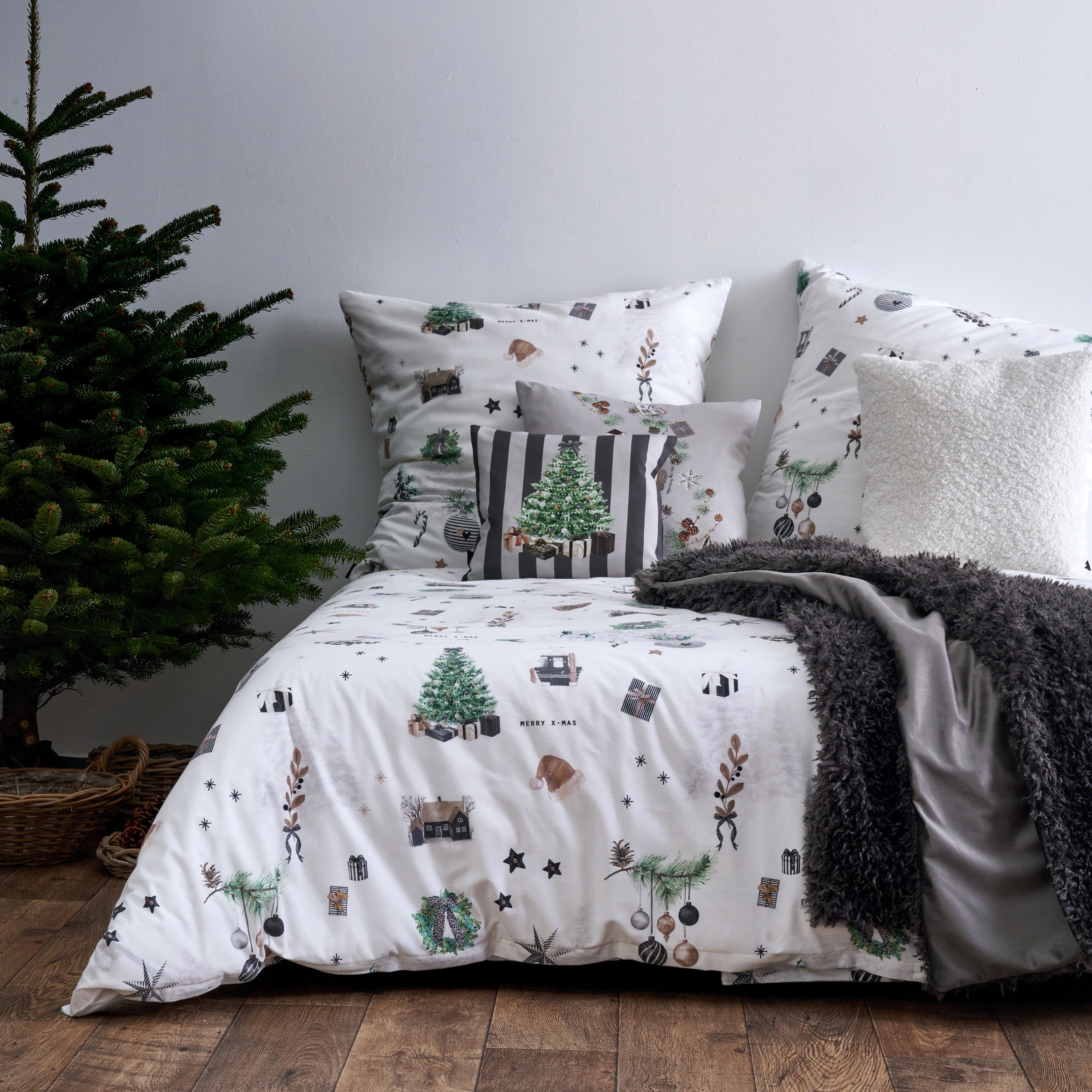 APELT Bettwäsche "Max Flanell" 2 Stk. Winterwelt günstig online kaufen