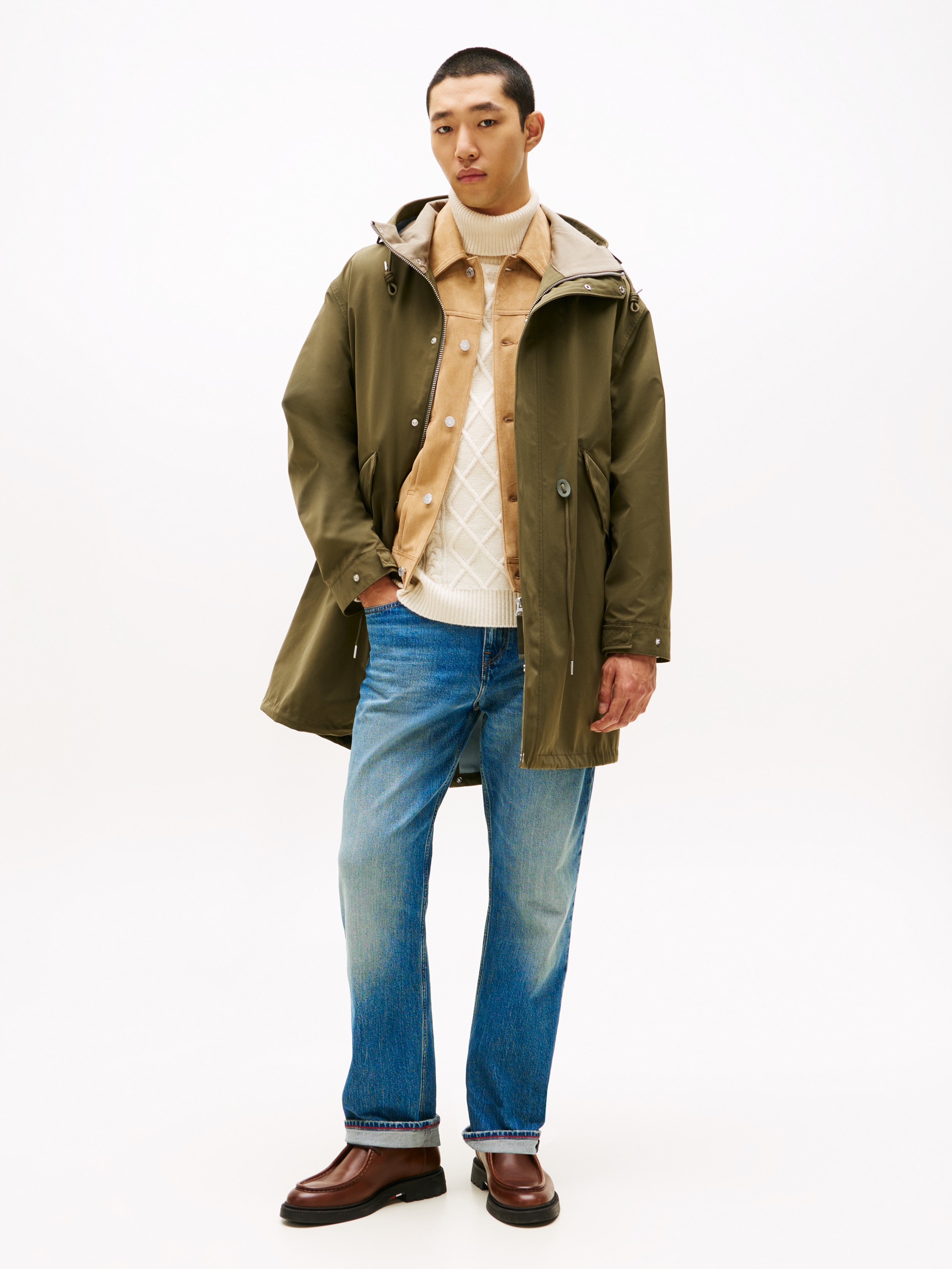 Tommy Hilfiger Kurzmantel »WET WEATHER PARKA«, Regular fit
