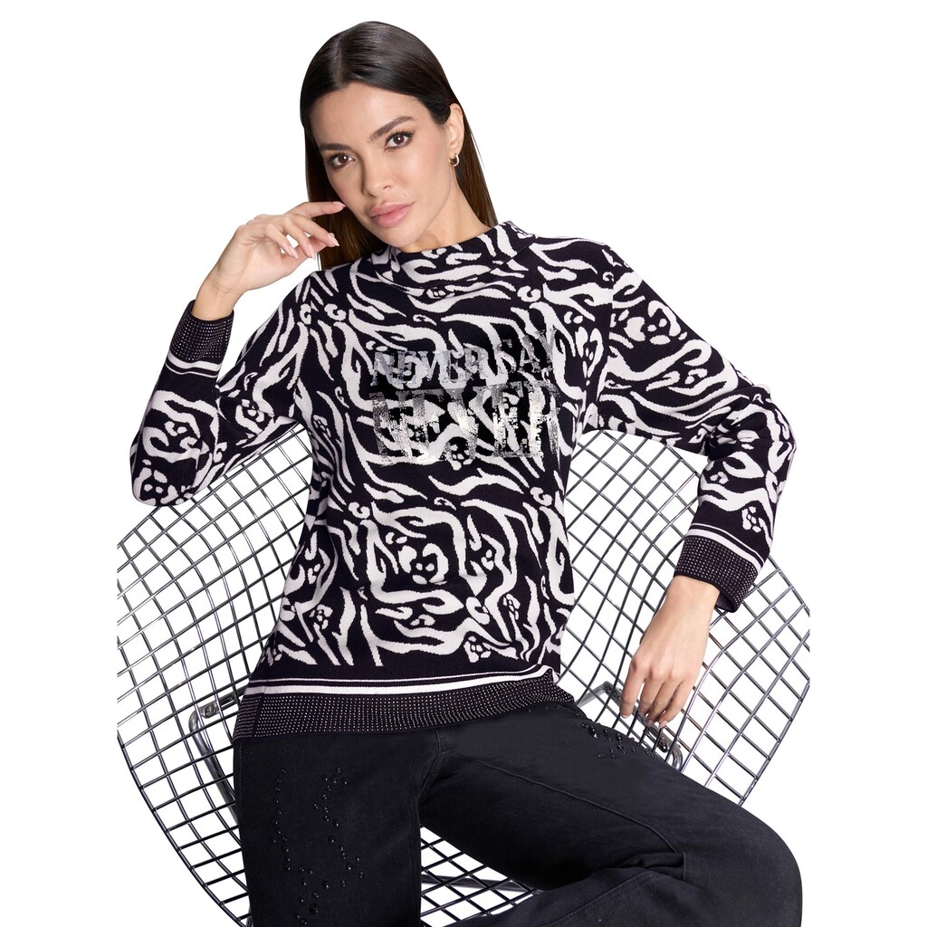 heine Jacquardpullover »Druck-Pullover«