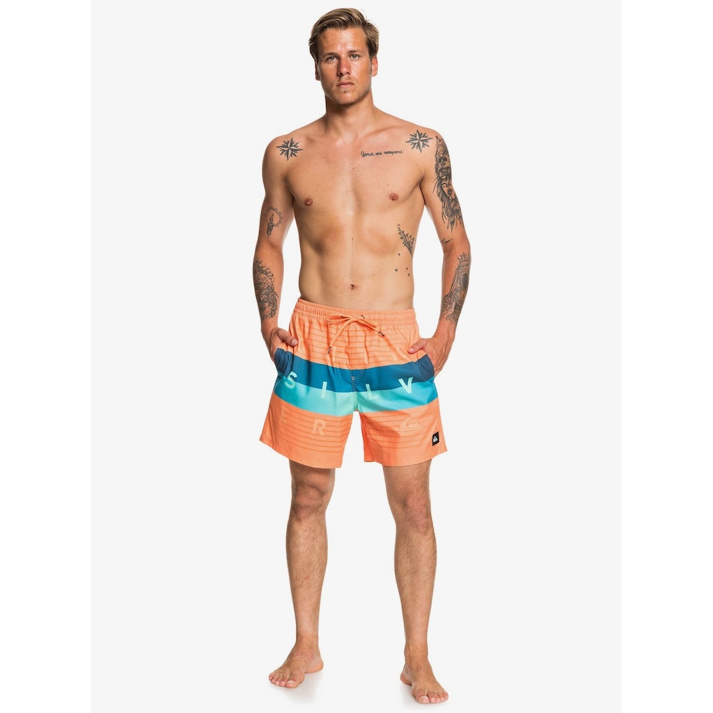 Quiksilver Badeshorts »Word Block 17"«