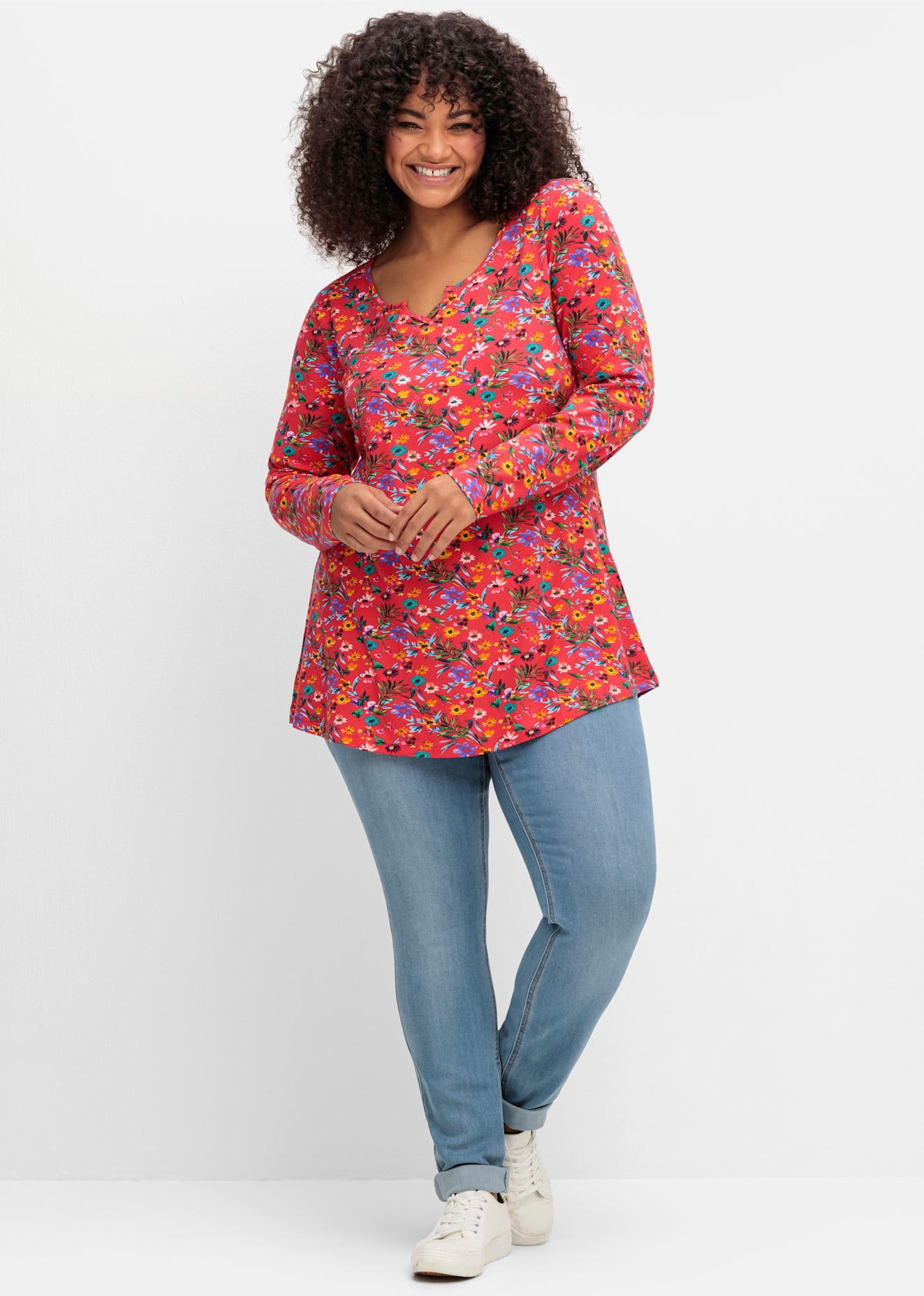 sheego by Joe Browns Longshirt "Longshirt", (1 tlg.) günstig online kaufen