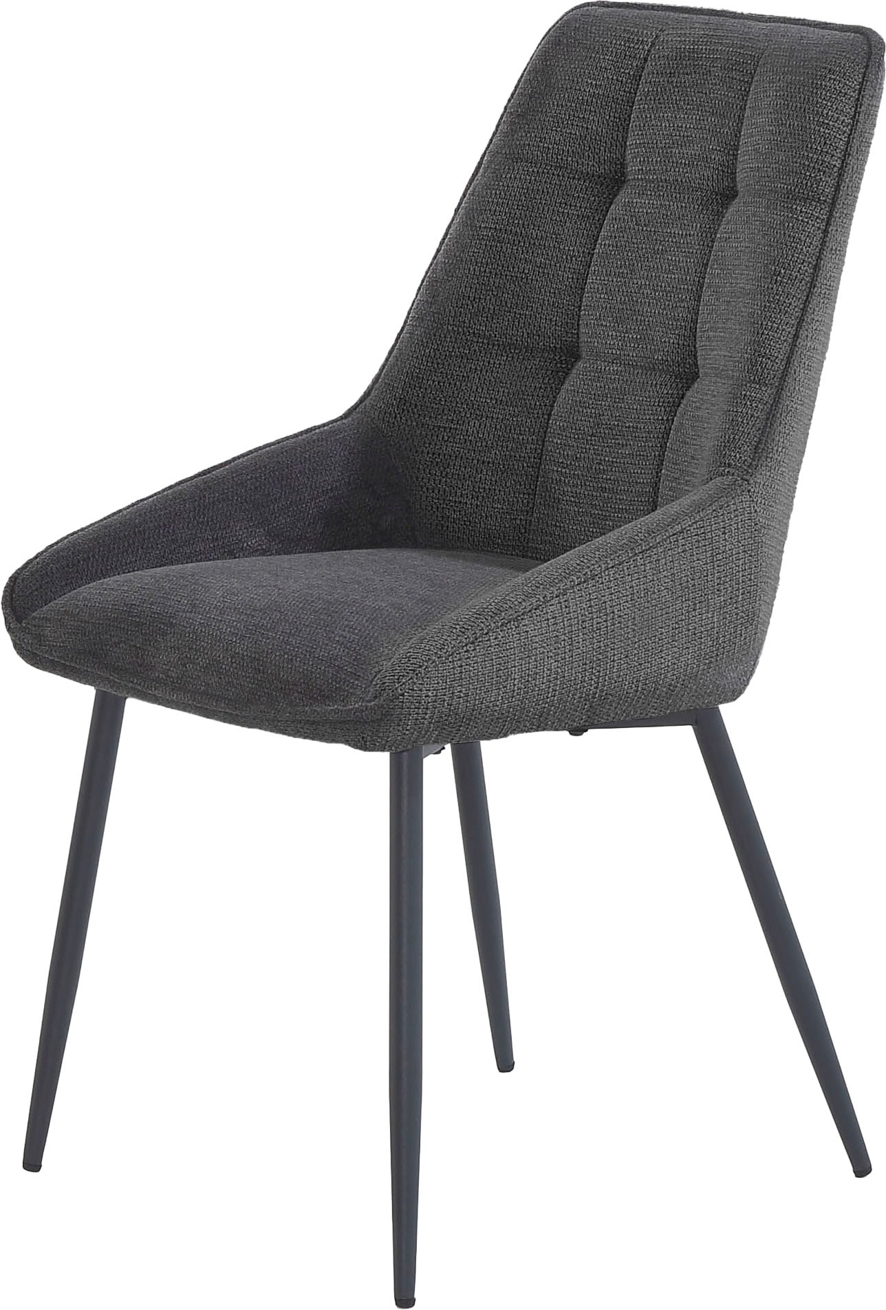 Jockenhöfer Gruppe Essgruppe »ROGER, Sitzgruppe, Tisch, 4 Stühle« Set, 5 Stk. tlg. Tischplatte Wildeiche, U-Gestell, Stühle mit Webstoff