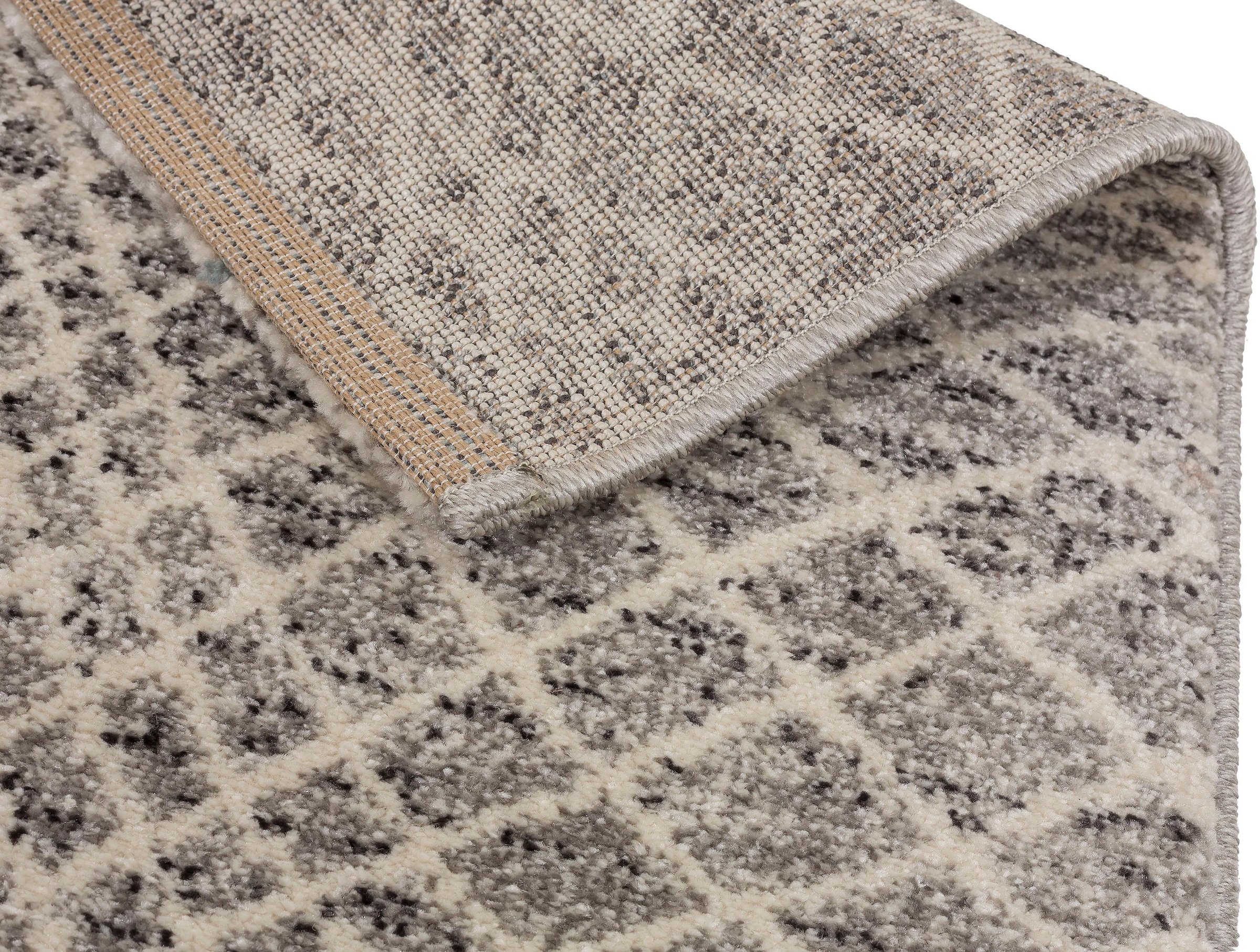 ASTRA Teppich »Carpi Gitter«, rechteckig, 15 mm Höhe, Kurzflor, Wohnzimmer