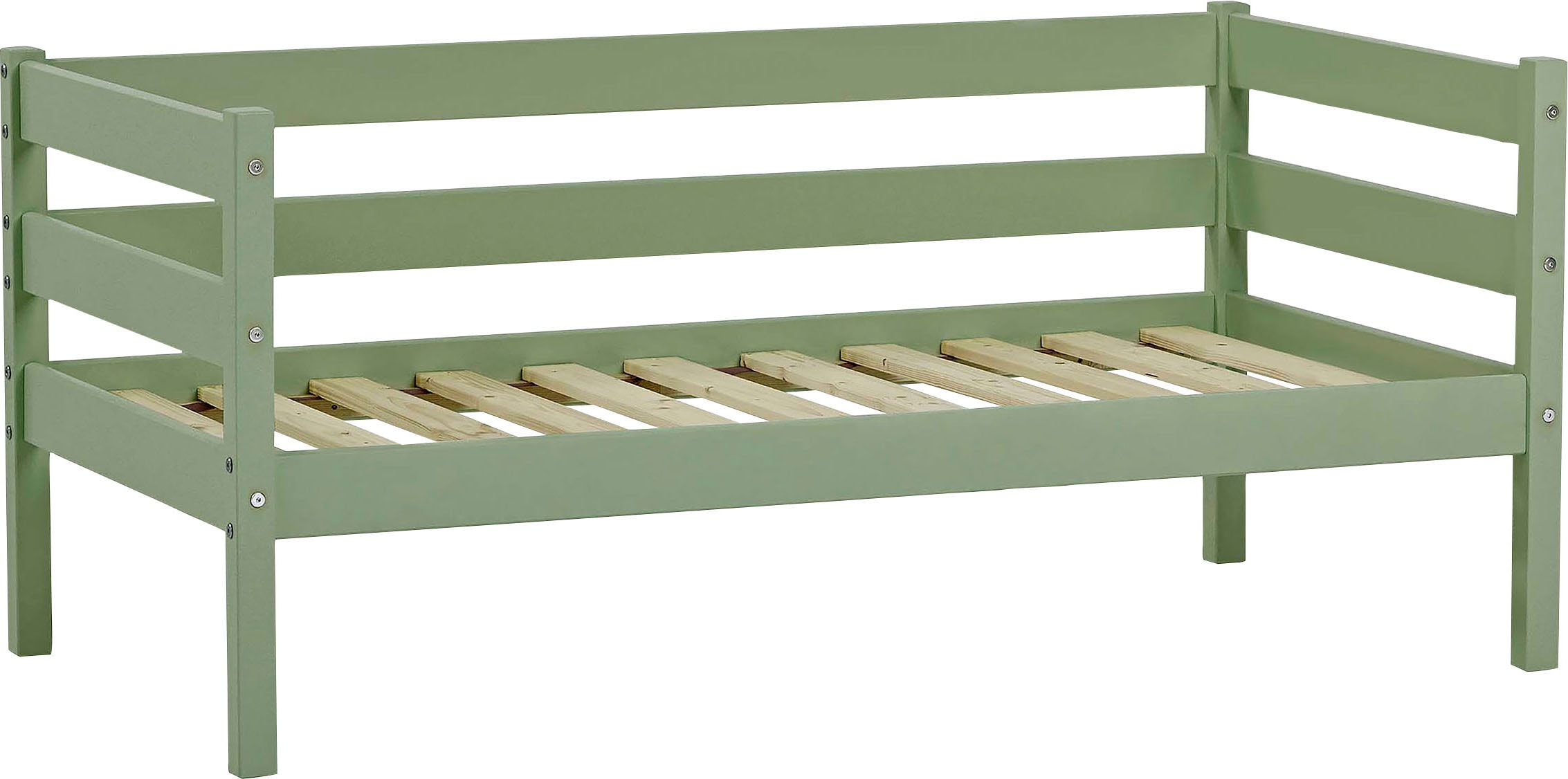 Hoppekids Einzelbett »ECO Comfort Kinderbett, Kiefer Massivholz, Jugendbett inkl. Rollrost« 70x160 cm, wahlweise in verschieden Farben/ Matratze/ Absturzsicherung
