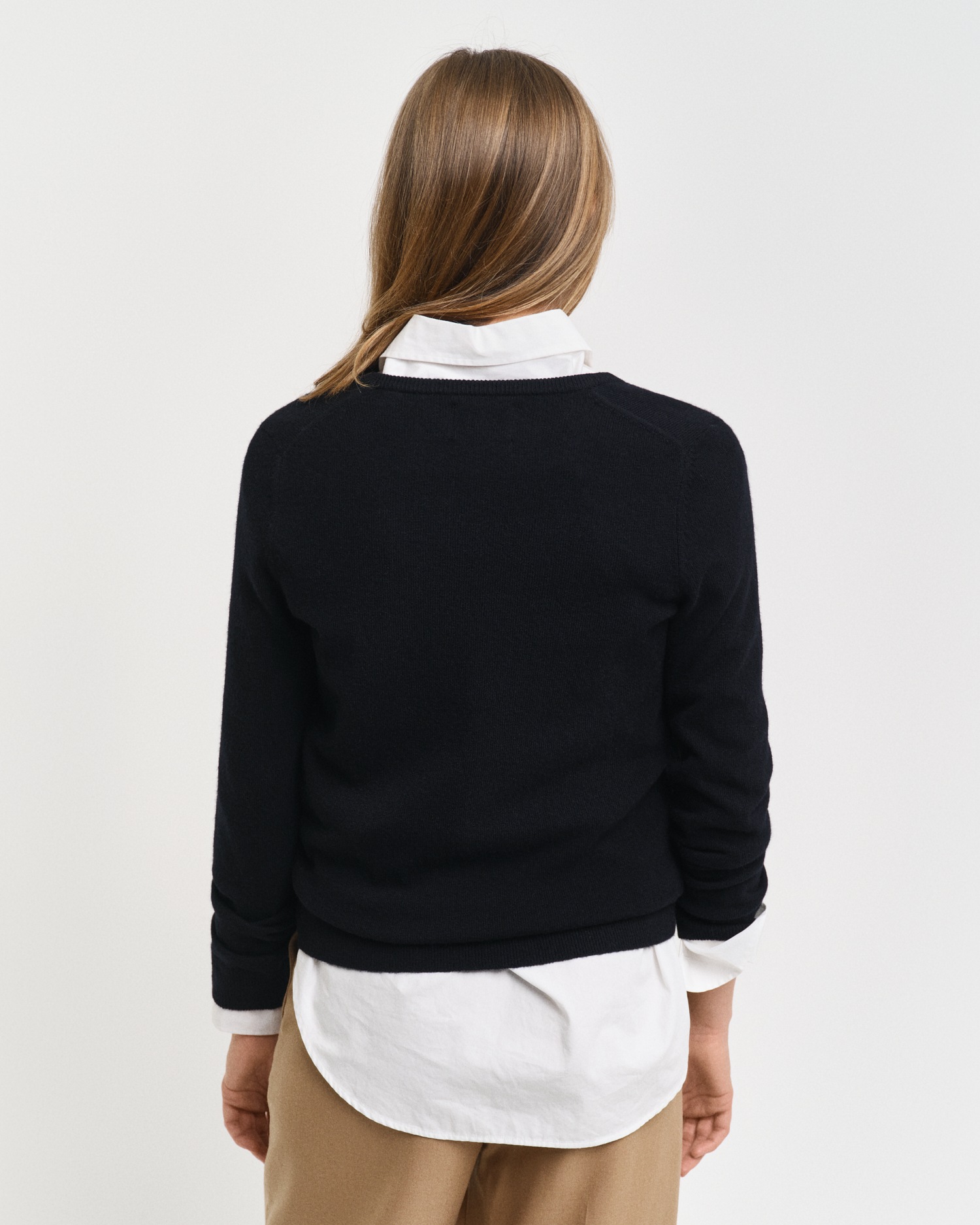 Gant V-Ausschnitt-Pullover "EXTRAFINE LAMBSWOOL V-NECK" günstig online kaufen