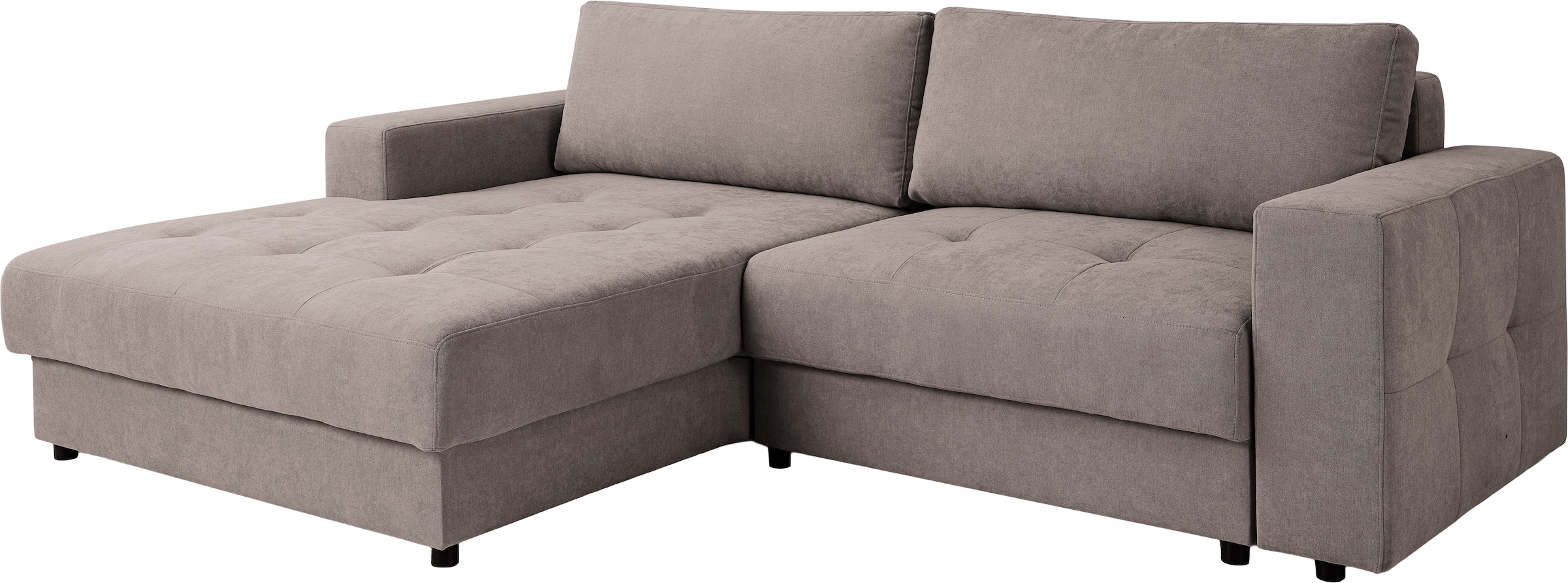 WERK2 Ecksofa »Indiana inkl. Bettfunktion & Bettkasten, Luxus-Mircofaser, bequem« Luxus-Microfaser weich ENJOY NEW, L-Form, XXL, Schlaffunktion