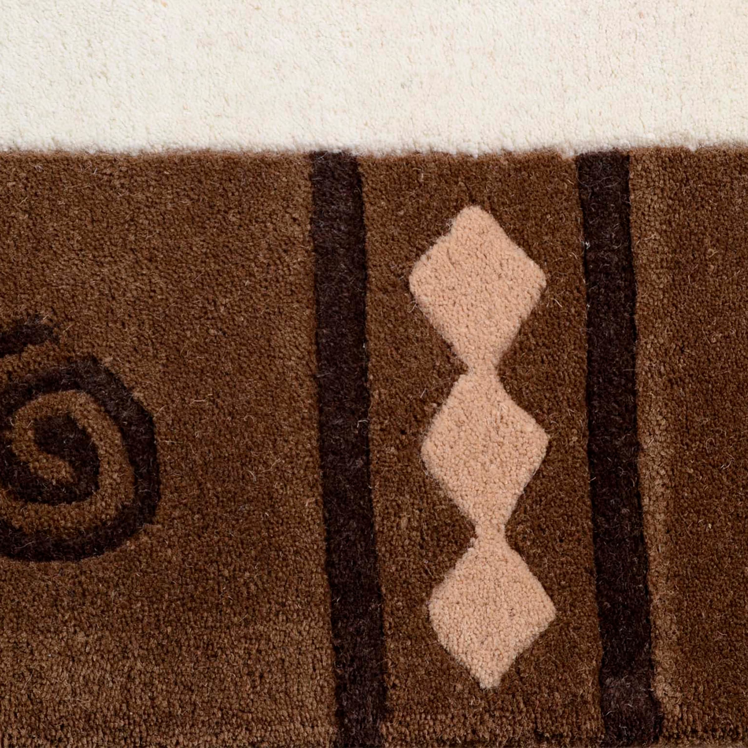 THEKO Bettumrandung »Ambadi, handgetuftet« Höhe 14 mm 3 Stk. tlg. Bettvorleger, reine Schurwolle, mit Bordüre, modern, Läufer-Set