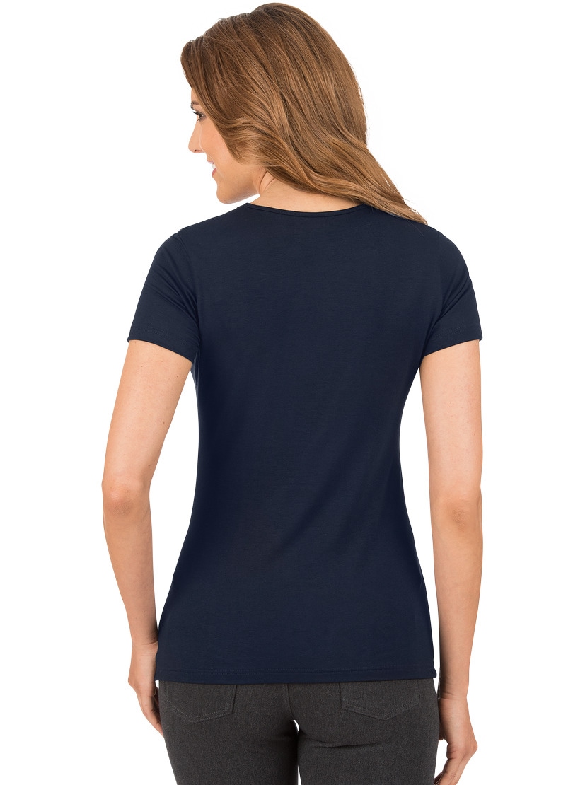 Trigema T-Shirt Viskose« bestellen BAUR aus »TRIGEMA | Rundhalsshirt für