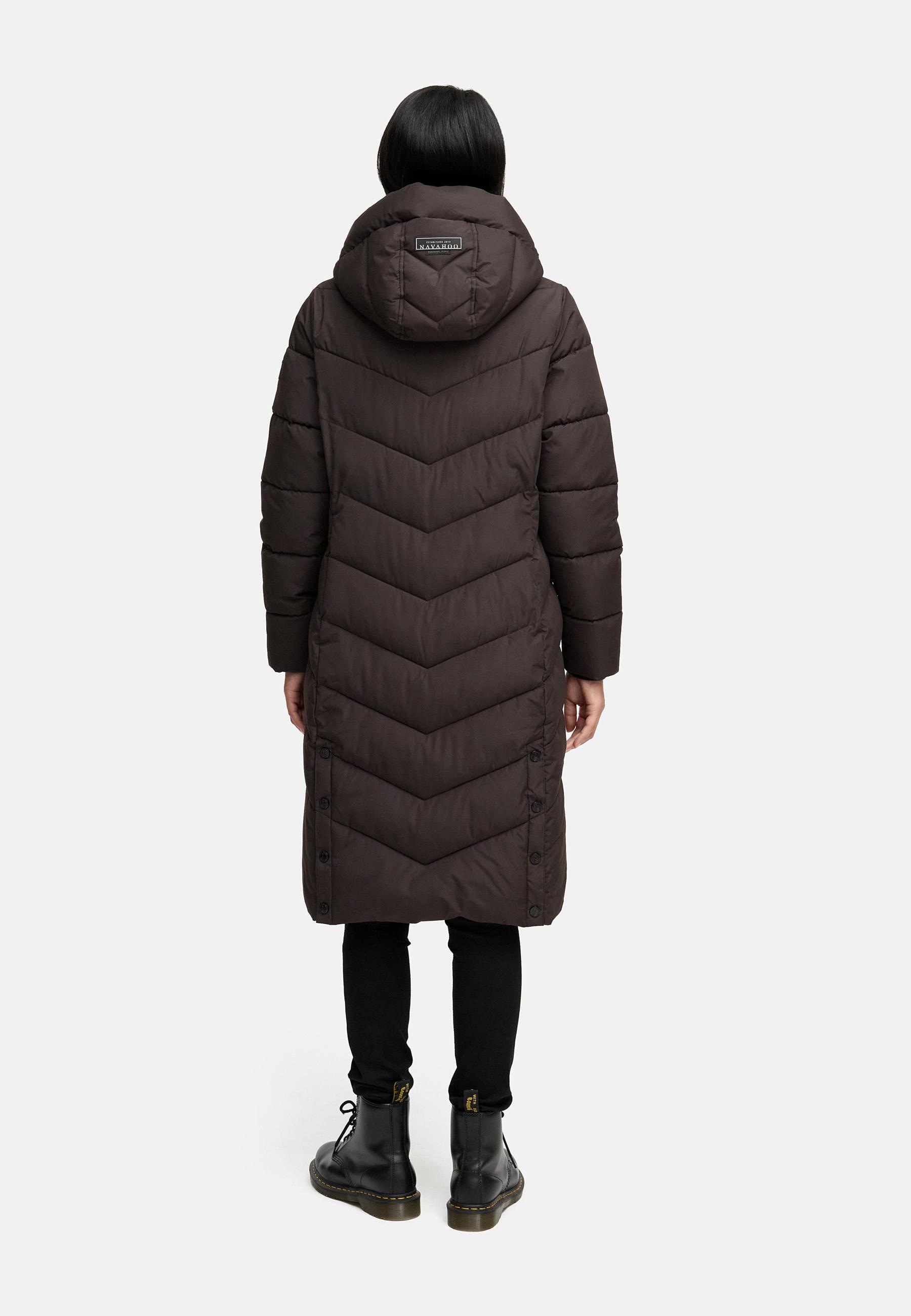 Navahoo Steppmantel »Sahnekatzii XIV«, Schicker Wintermantel mit kuschlig warm wattiertem Kragen