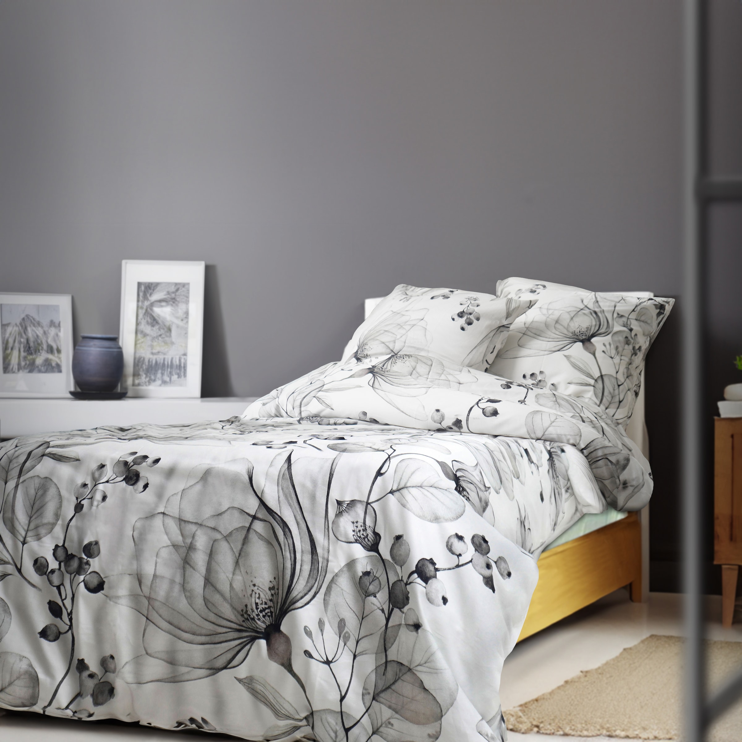 Bettwäsche »Bed Art S«, Mako Satin 100% Baumwolle mit Reißverschluss