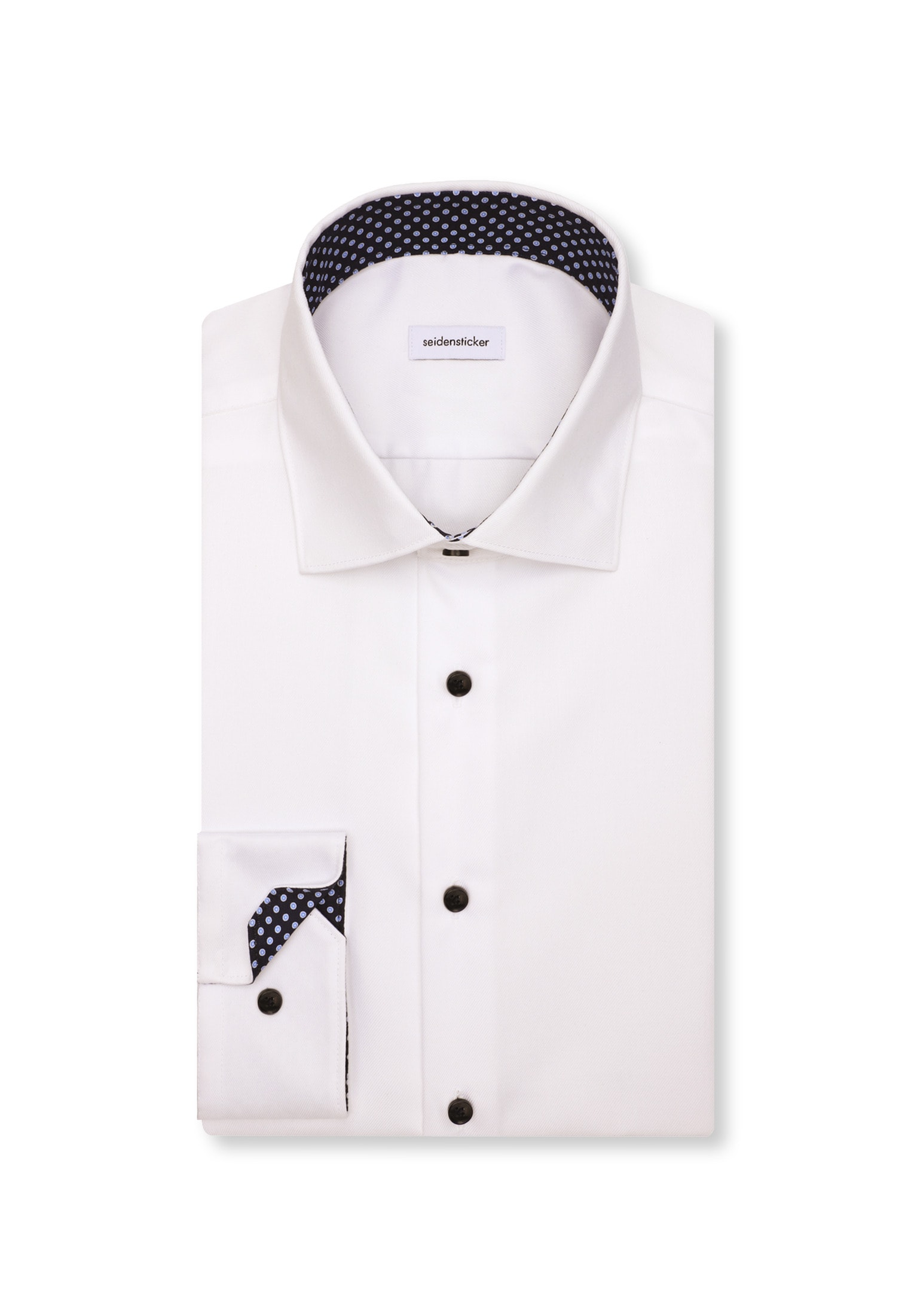 seidensticker Businesshemd »Schwarze Rose« Slim 1/1 Extra lang Kentkragen Uni