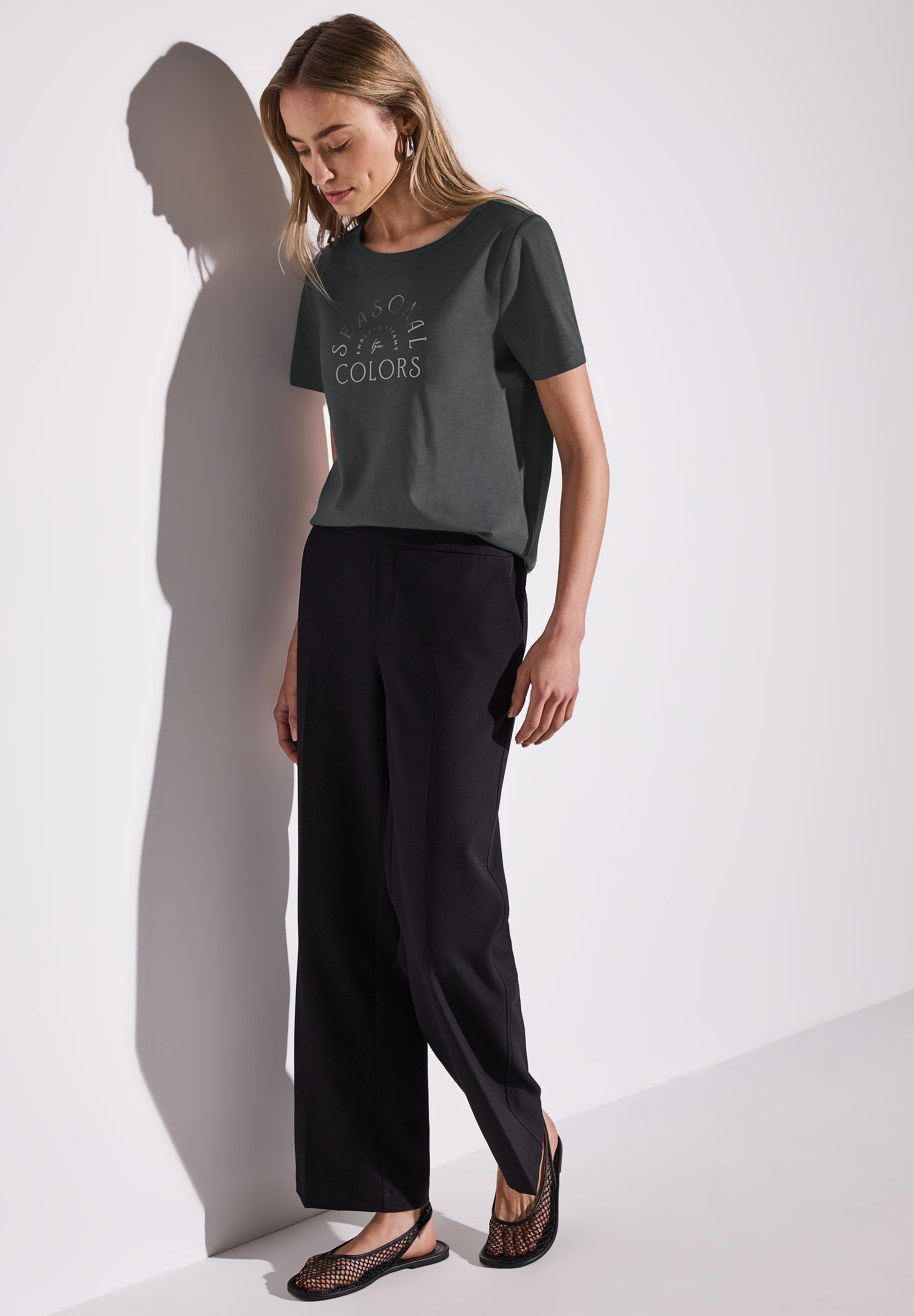 STREET ONE T-Shirt, mit Wording