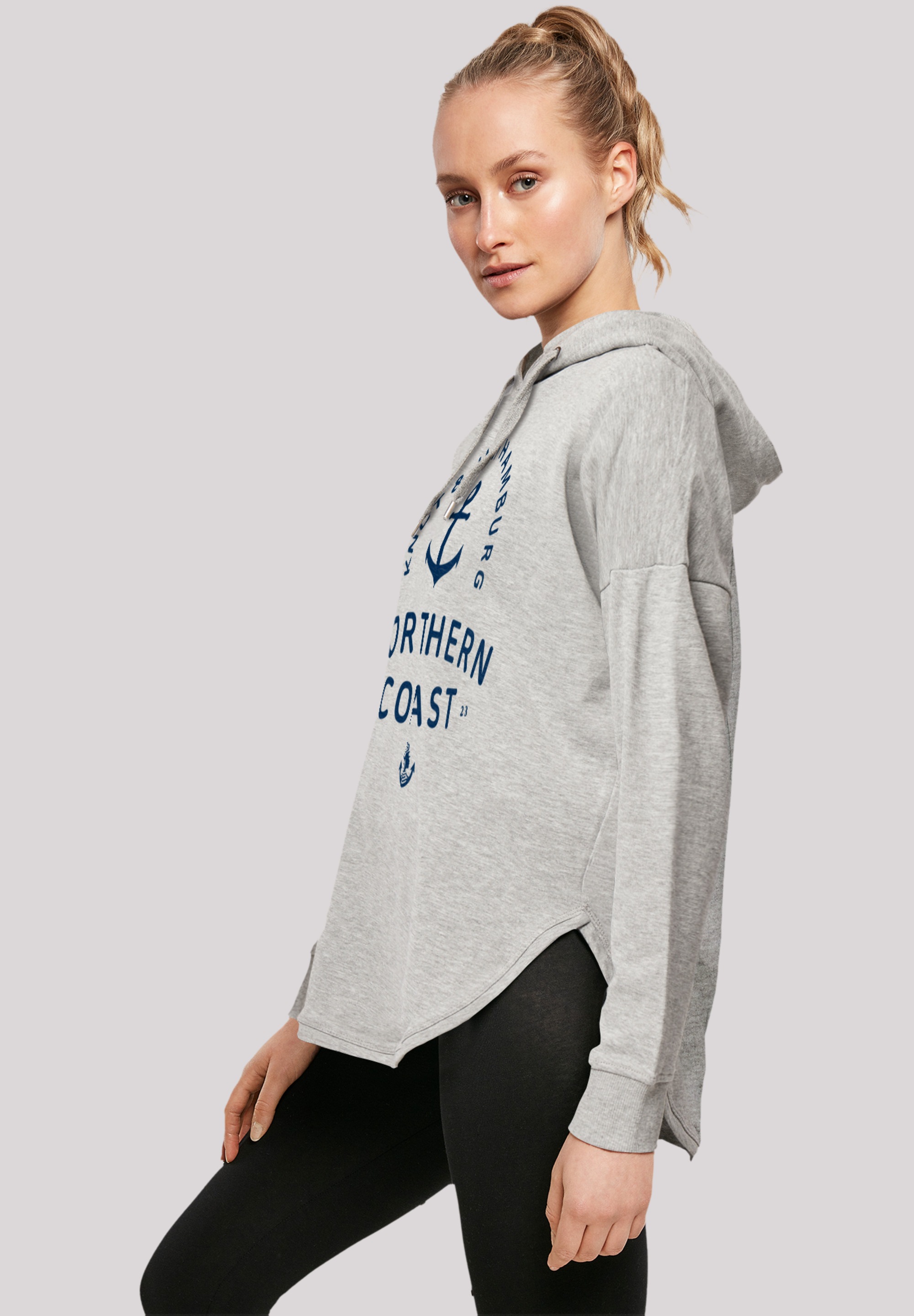 F4NT4STIC Kapuzenpullover »Nordsee Knut & Jan Hamburg«, Print