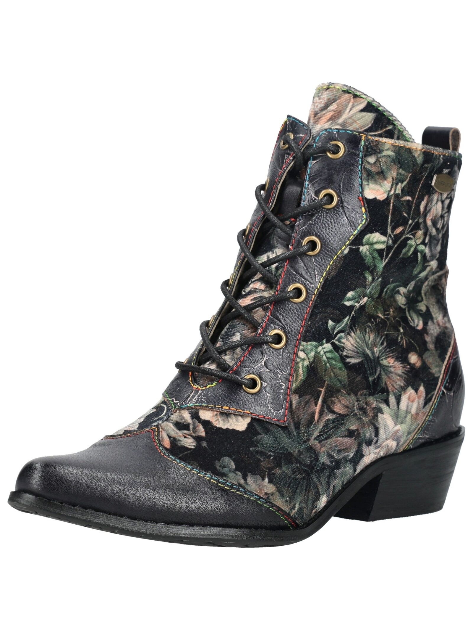LAURA VITA Schnürstiefelette "LAURA VITA Stiefelette Leder/Textil"