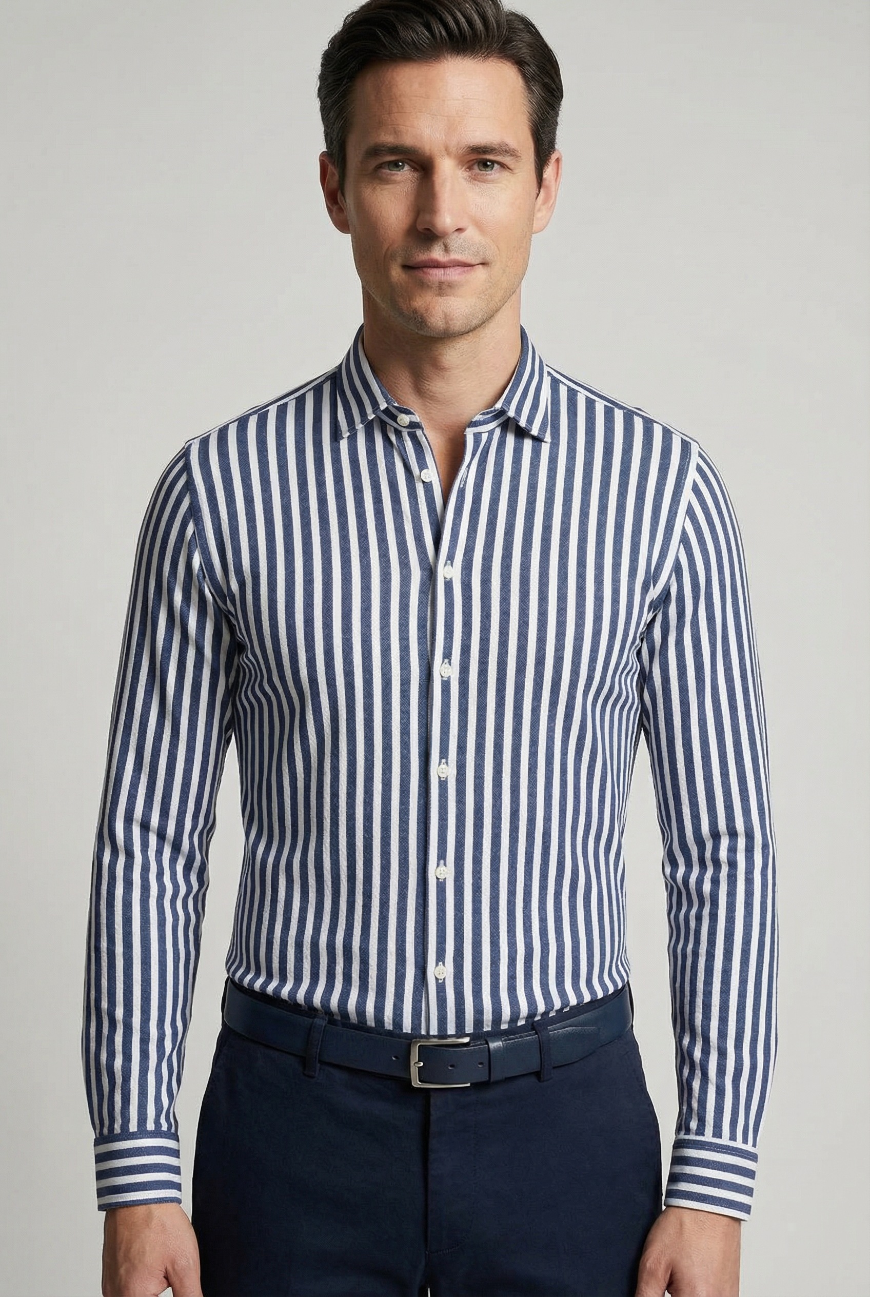 DESOTO Langarmhemd "Jerseyhemd Casual Kent" günstig online kaufen