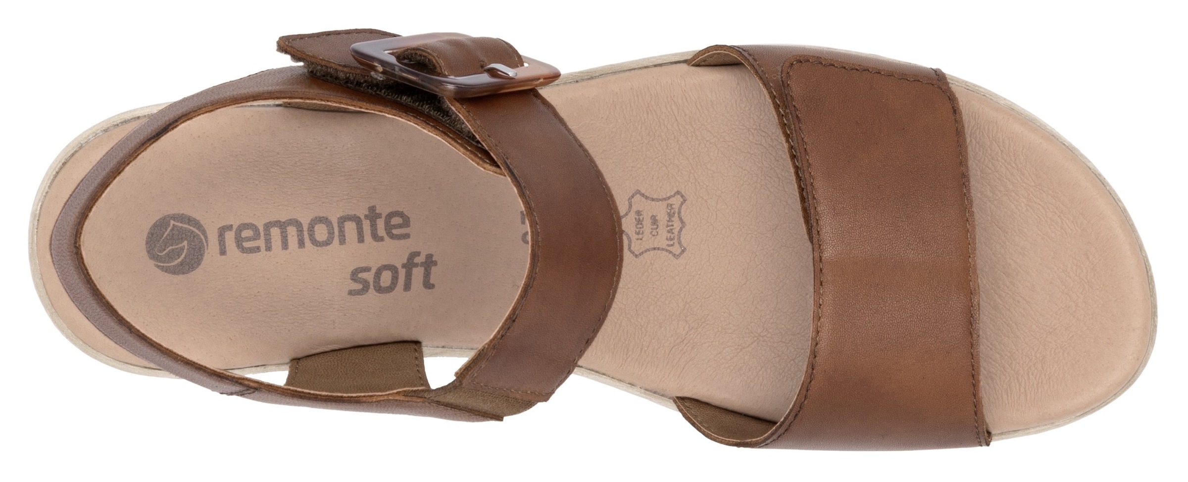 Remonte Sandalette, Blockabsatz, Sommerschuh, Sandale mit Klettverschlüssen